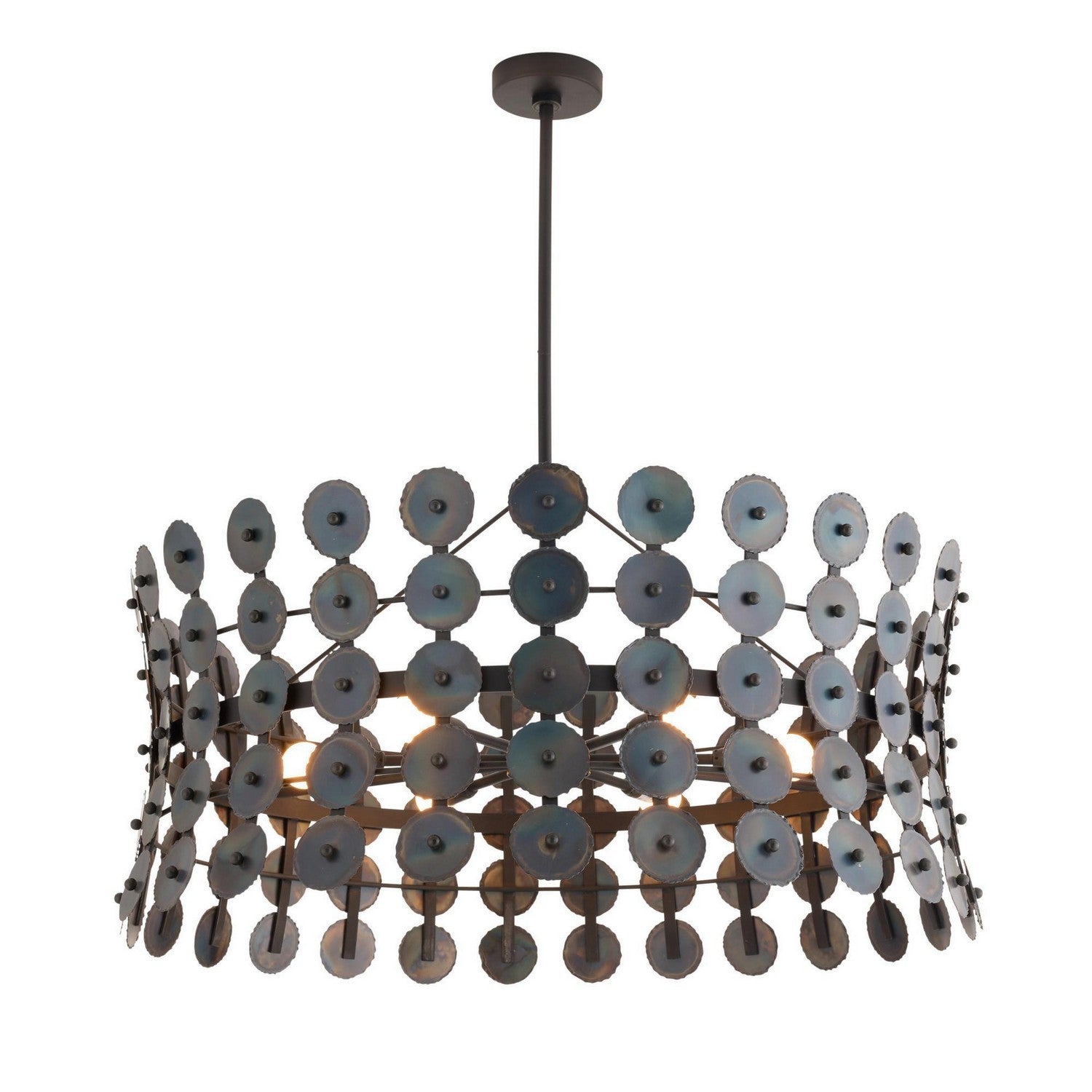 Arteriors - DMI22 - Six Light Chandelier - Imperia - Burnt Iron