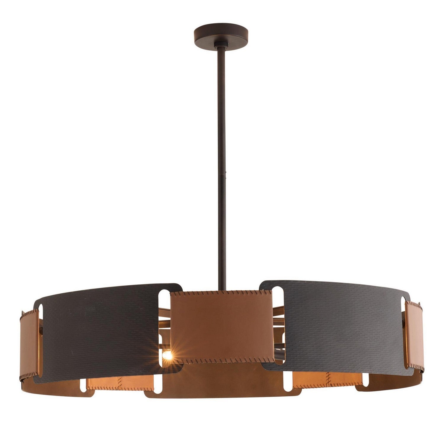 Arteriors - DMI23 - Five Light Chandelier - Ivan - Brown