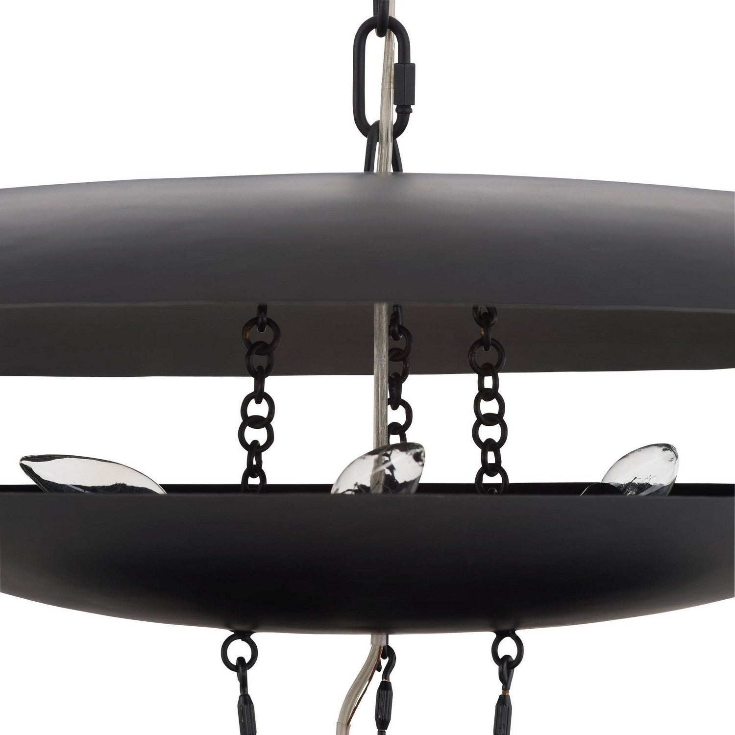 Arteriors - DMI25 - Six Light Chandelier - Florko - Blackened Iron