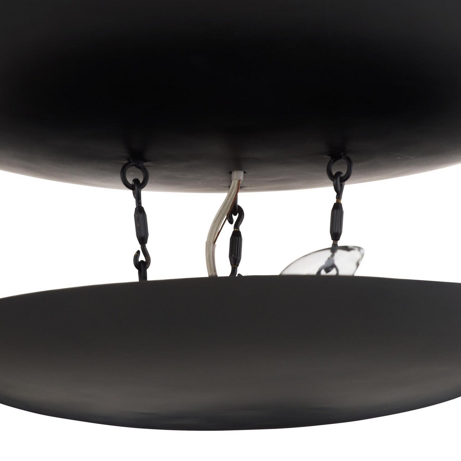Arteriors - DMI25 - Six Light Chandelier - Florko - Blackened Iron