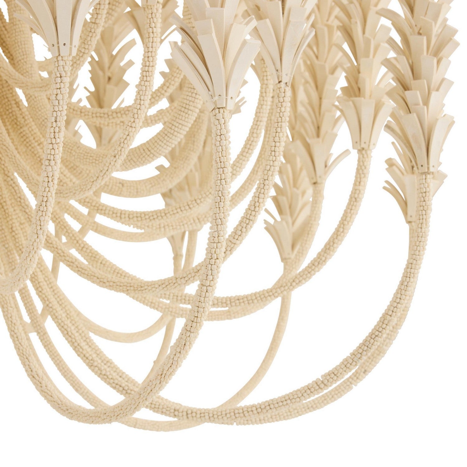 Arteriors - DMS20 - Six Light Chandelier - Kaia - Ivory