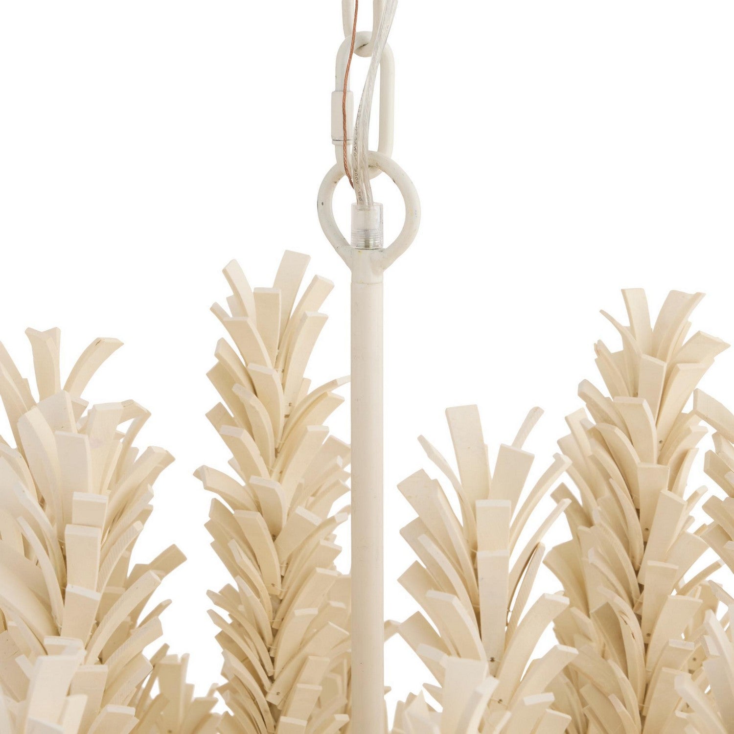 Arteriors - DMS20 - Six Light Chandelier - Kaia - Ivory