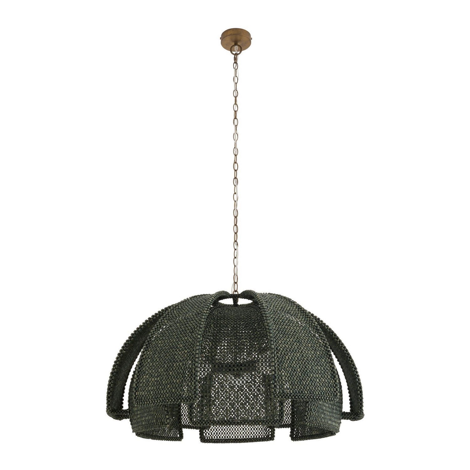 Arteriors - DMS23 - Three Light Pendant - Kamari - Eucalyptus Stain