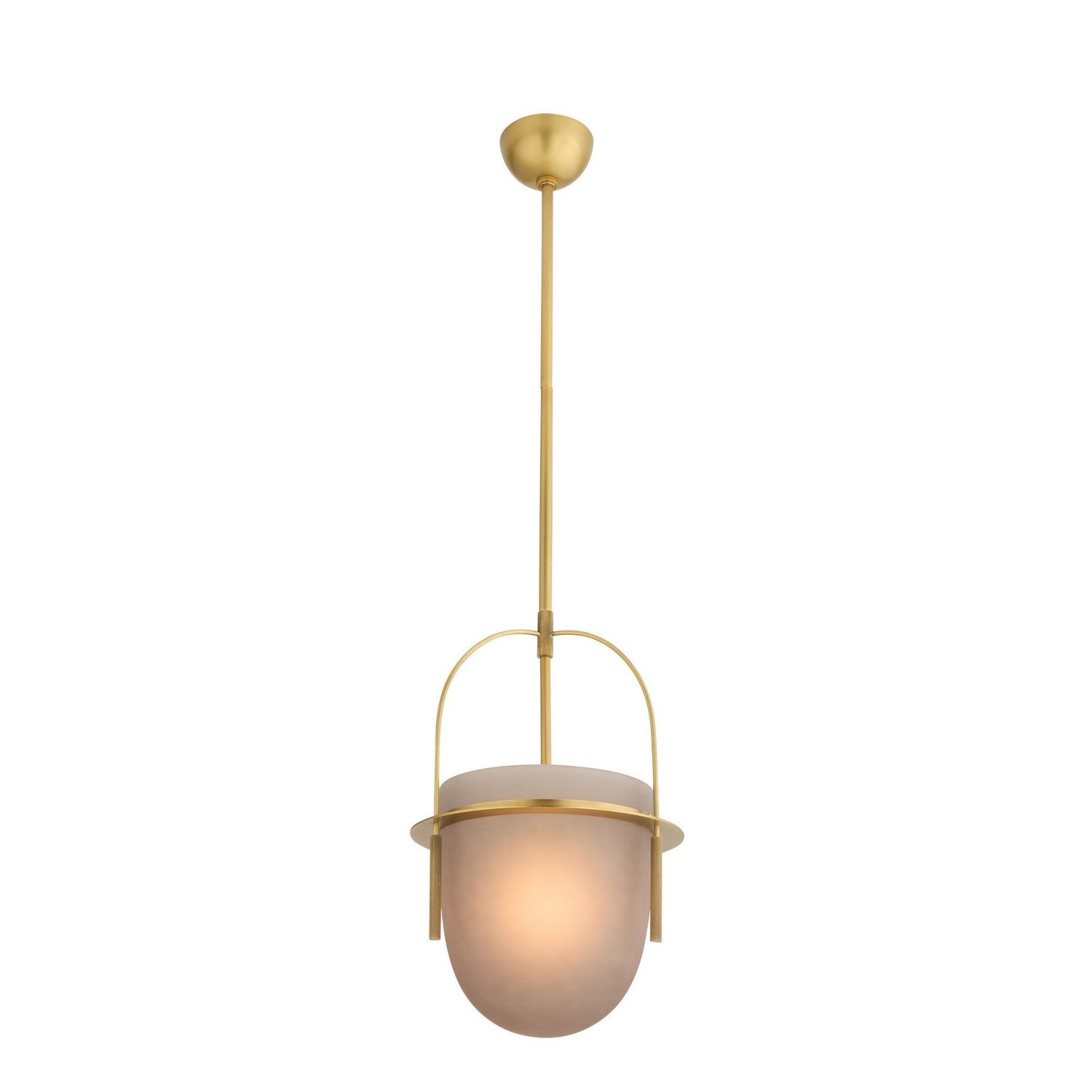 Arteriors - DPC19 - One Light Pendant - Kathleen - Frosted Smoke