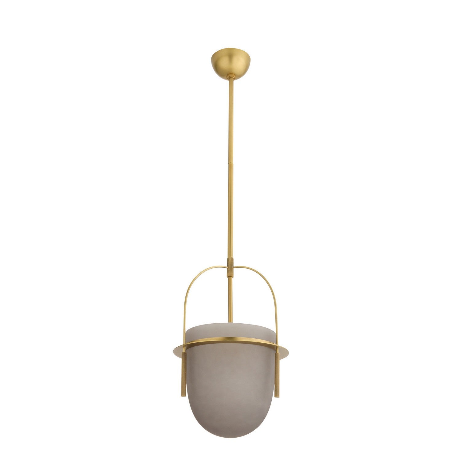 Arteriors - DPC19 - One Light Pendant - Kathleen - Frosted Smoke