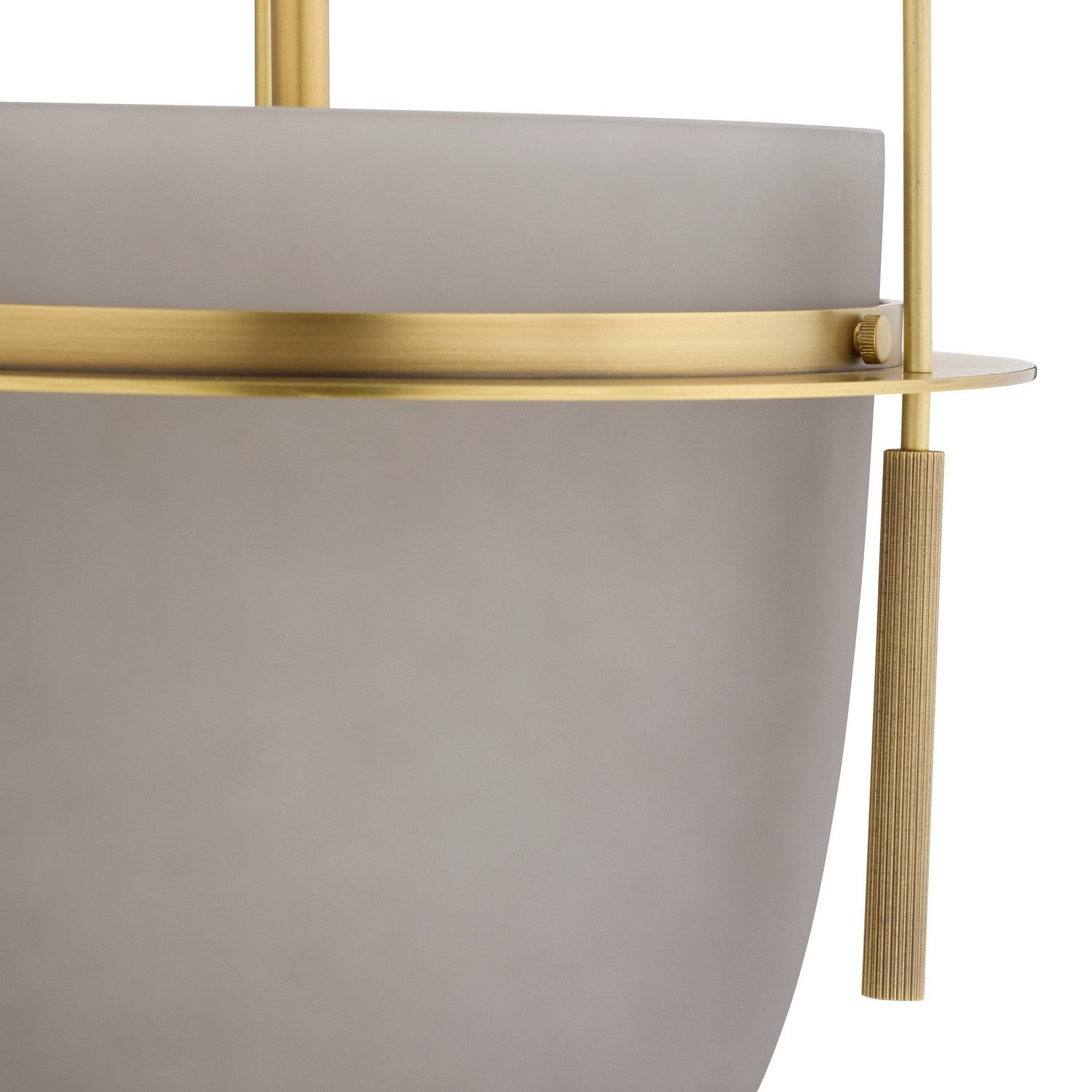 Arteriors - DPC19 - One Light Pendant - Kathleen - Frosted Smoke