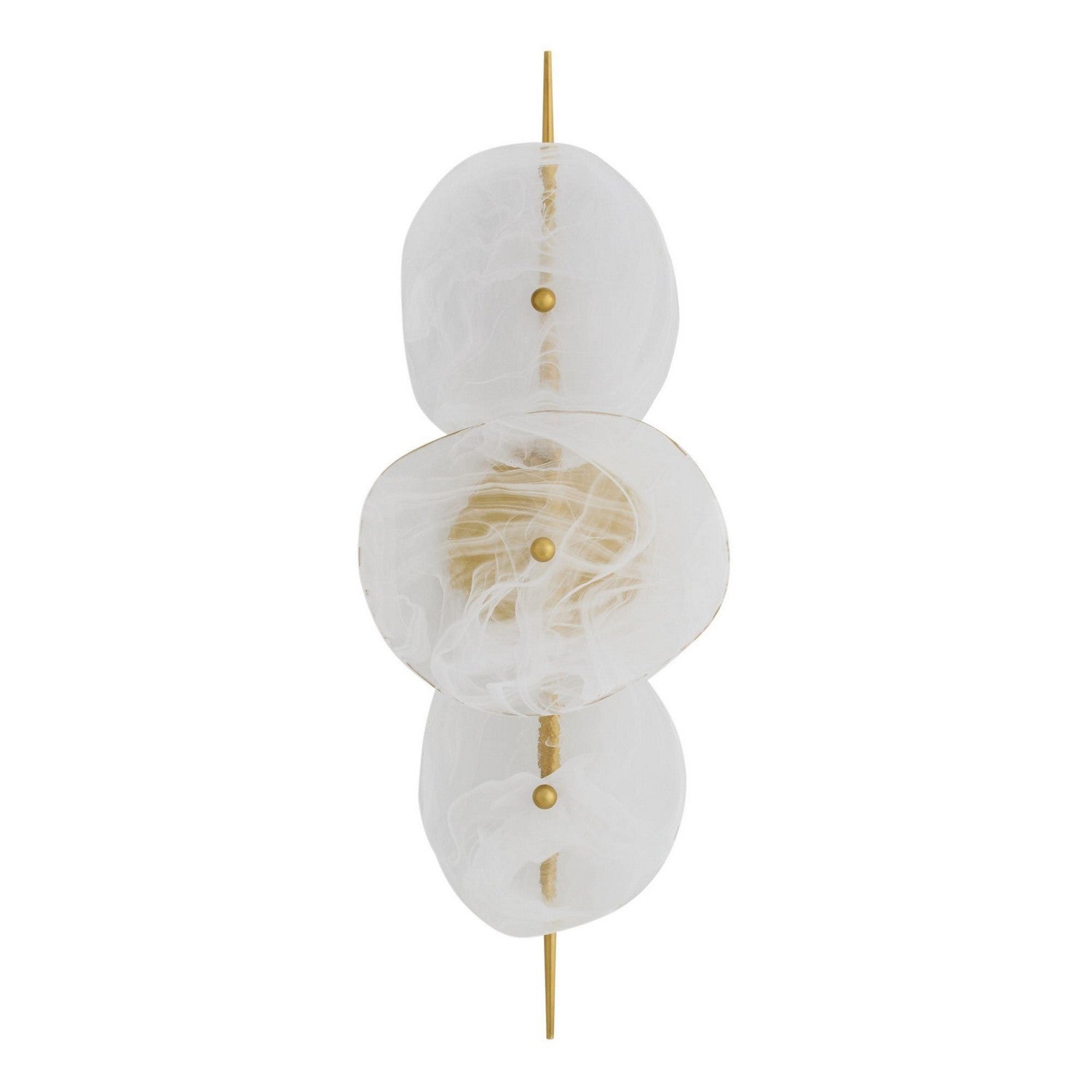 Arteriors - DWC64 - Two Light Wall Sconce - Kylie - White Glaze