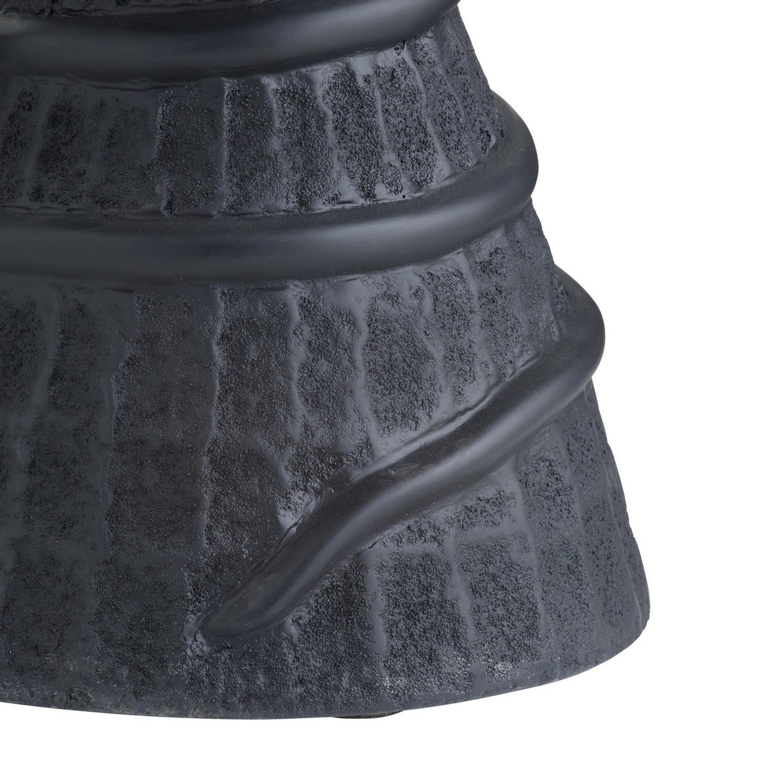 Arteriors - FAS15 - Outdoor Accent Table - Kobra - Black Volcanic Ash