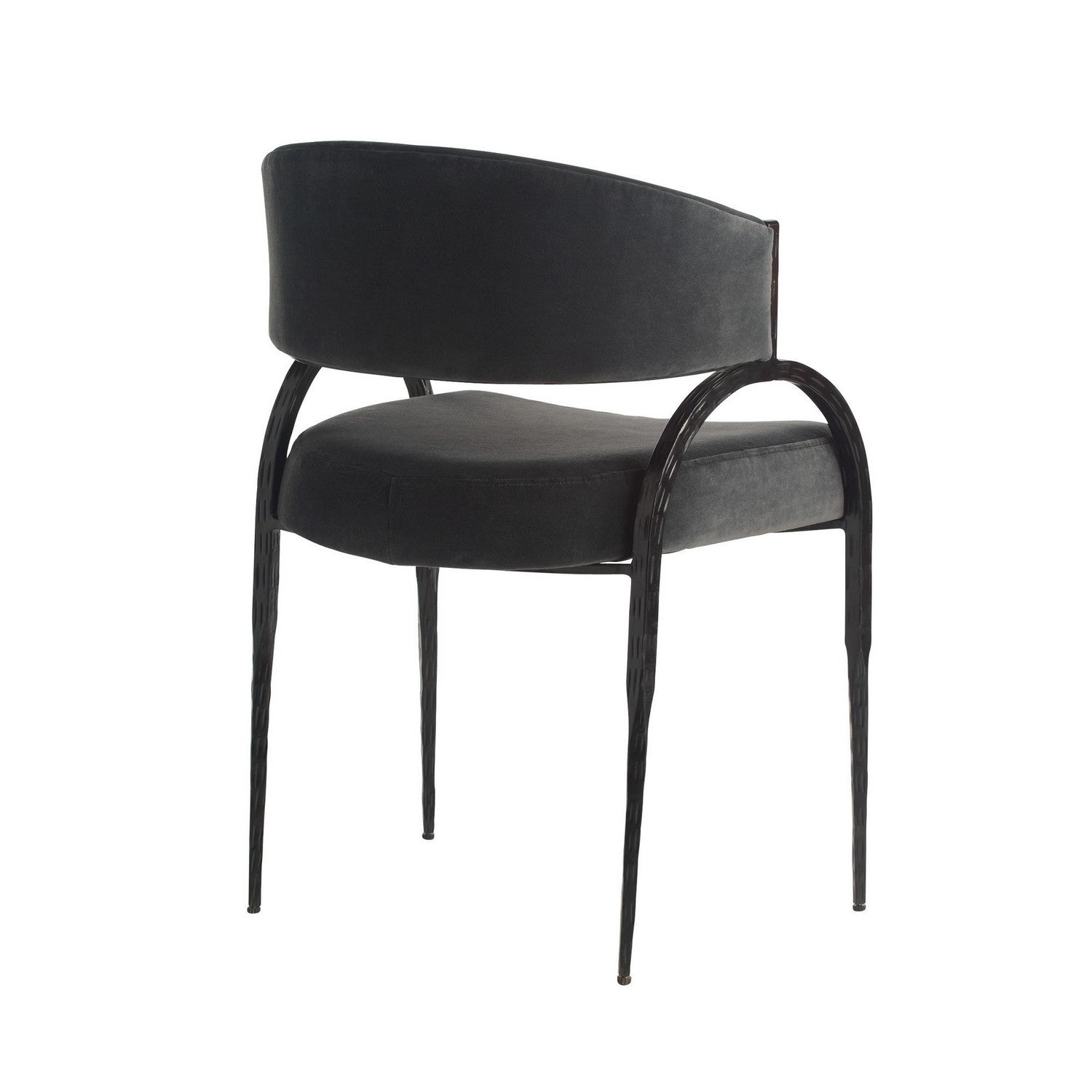 Arteriors - FRI28 - Chair - Bahati - Midnight Grey