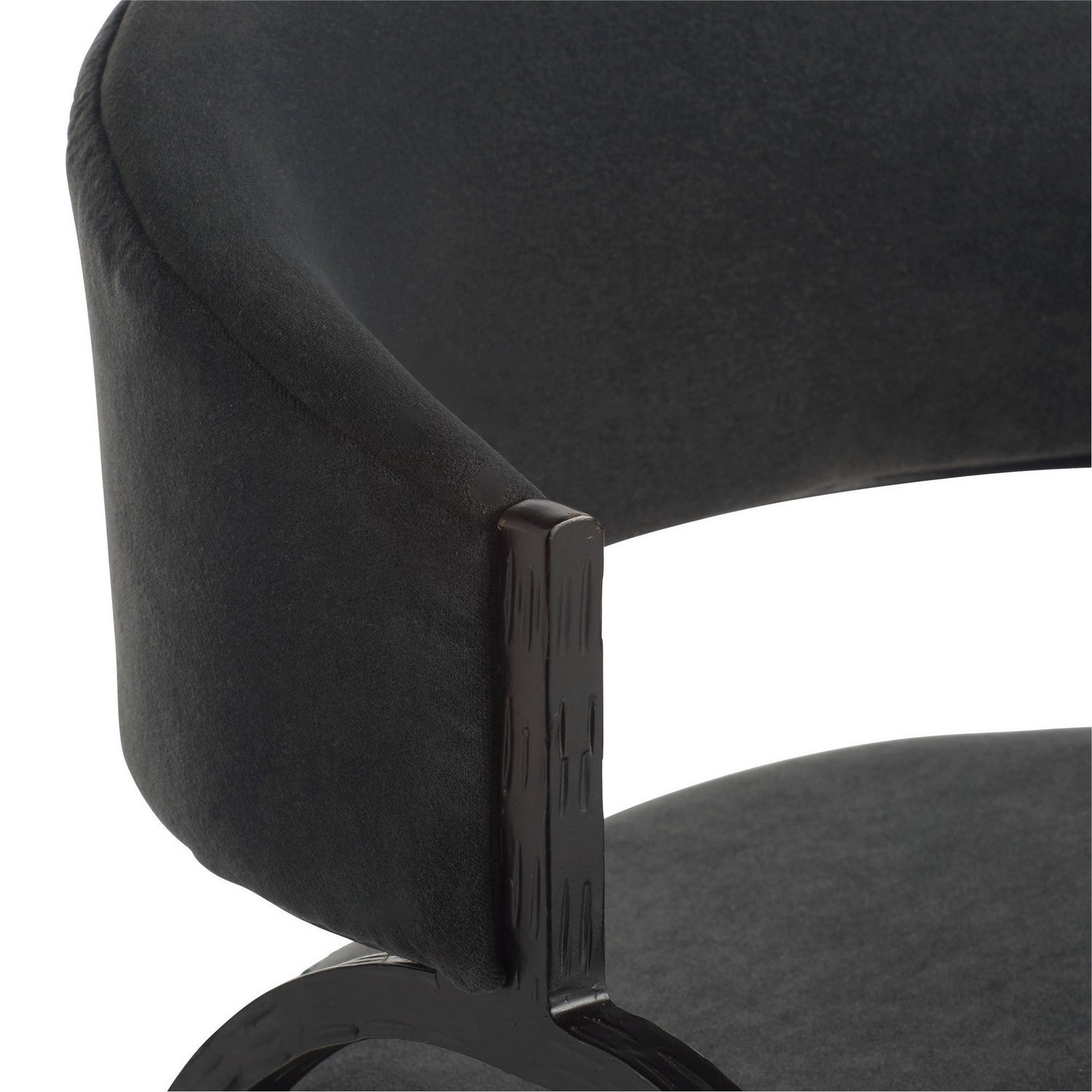 Arteriors - FRI28 - Chair - Bahati - Midnight Grey