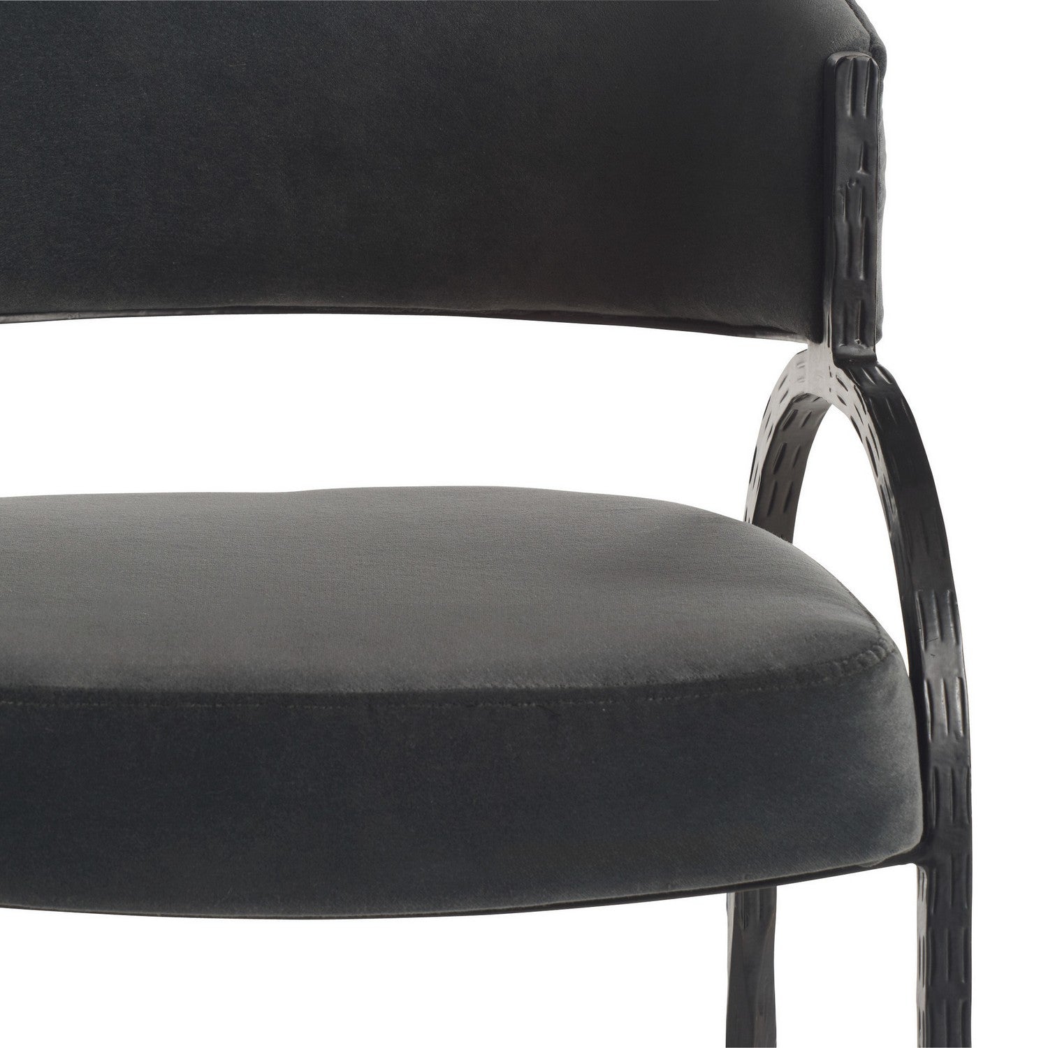 Arteriors - FRI28 - Chair - Bahati - Midnight Grey