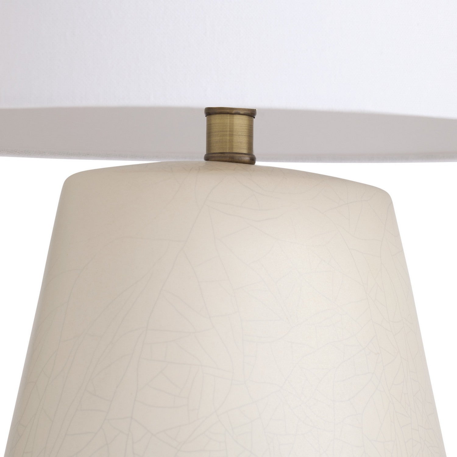 Arteriors - PTC62-943 - One Light Table Lamp - Deagan - Matte Stained Ivory Crackle