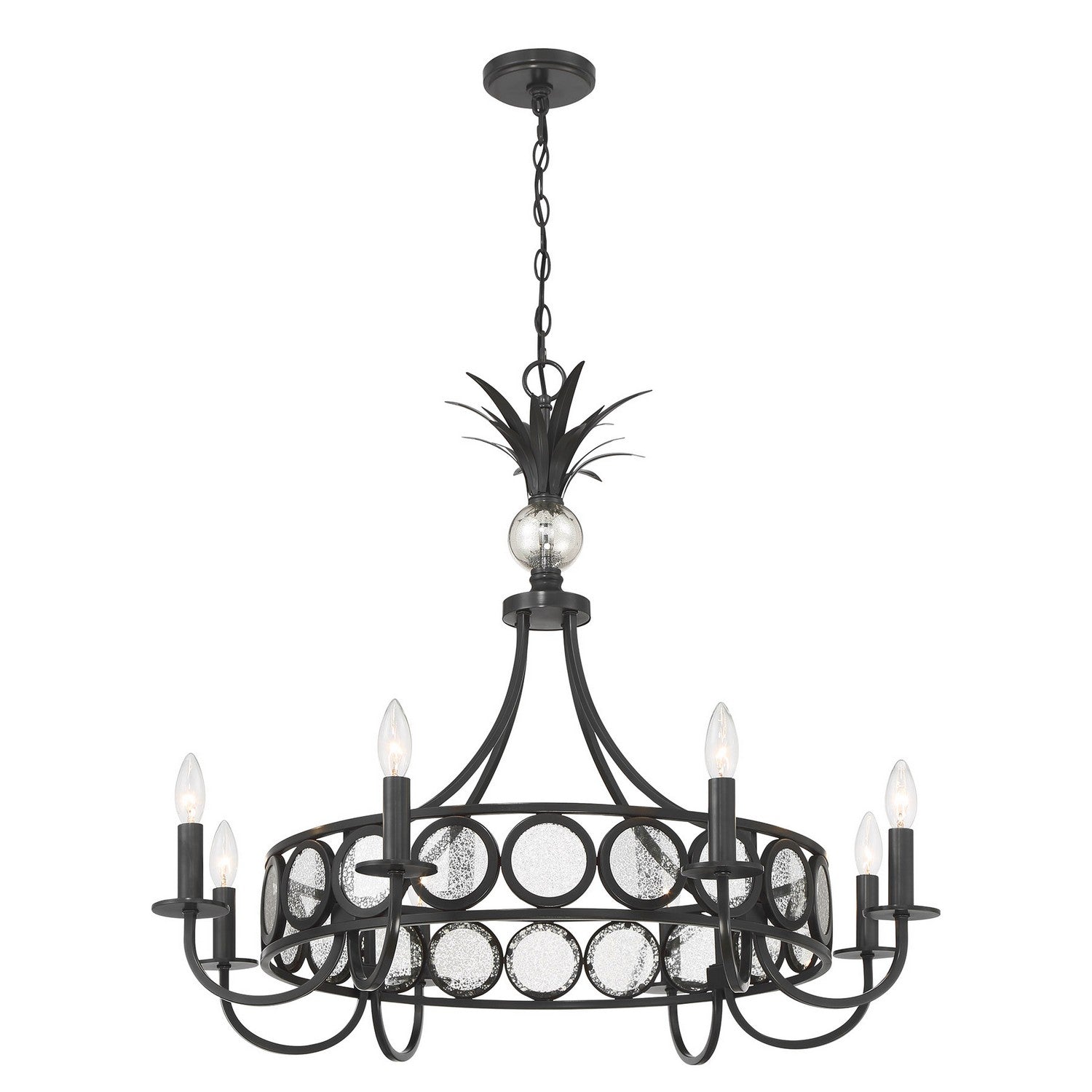 Savoy House - 1-1205-8-188 - Eight Light Chandelier - Hearst - Black Tourmaline