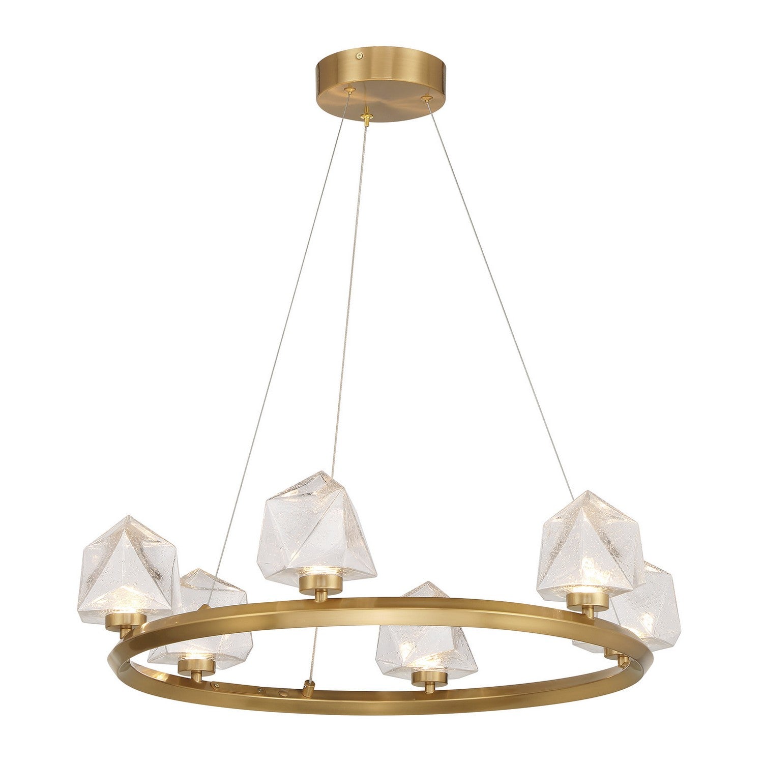 Savoy House - 1-1237-6-322 - LED Chandelier - Castello - Warm Brass