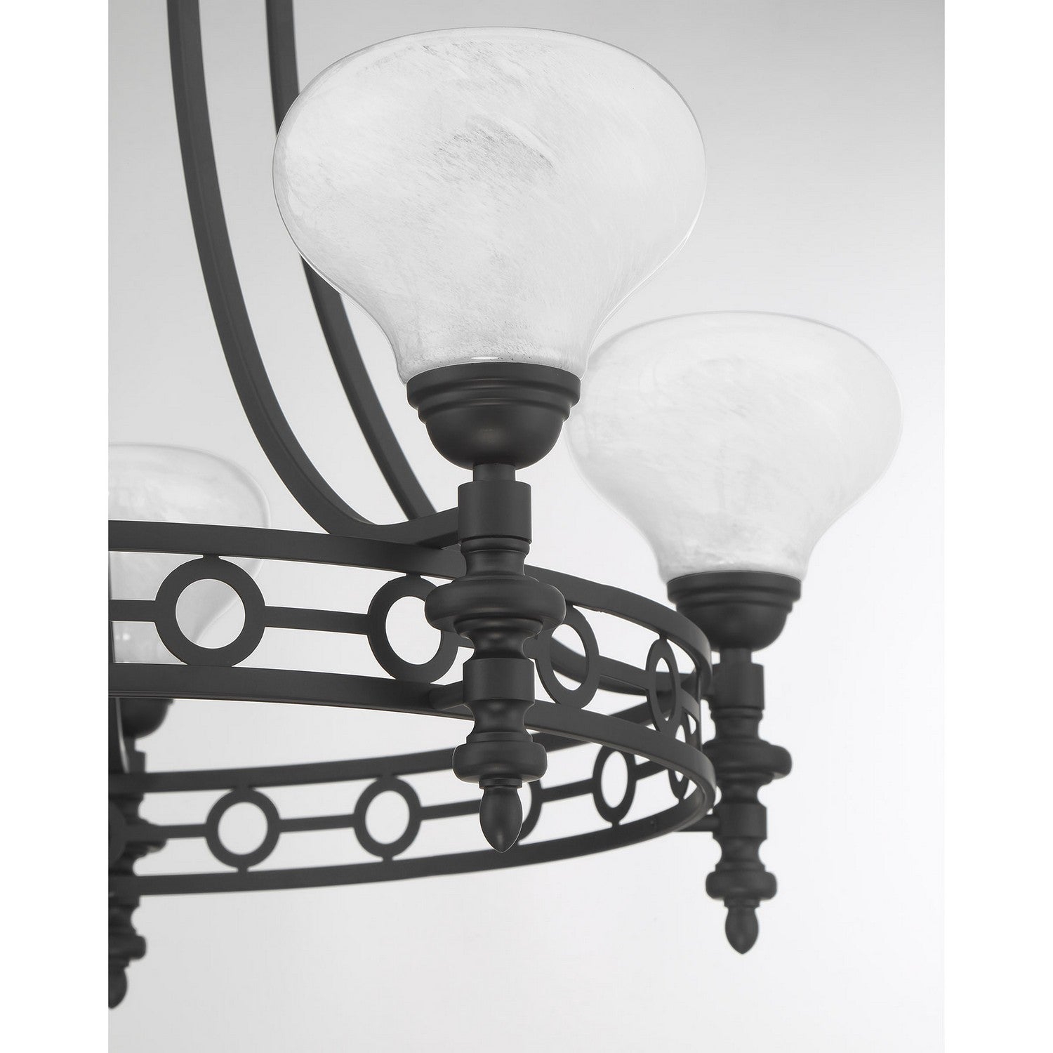 Savoy House - 1-1606-5-89 - Five Light Chandelier - Allston - Matte Black