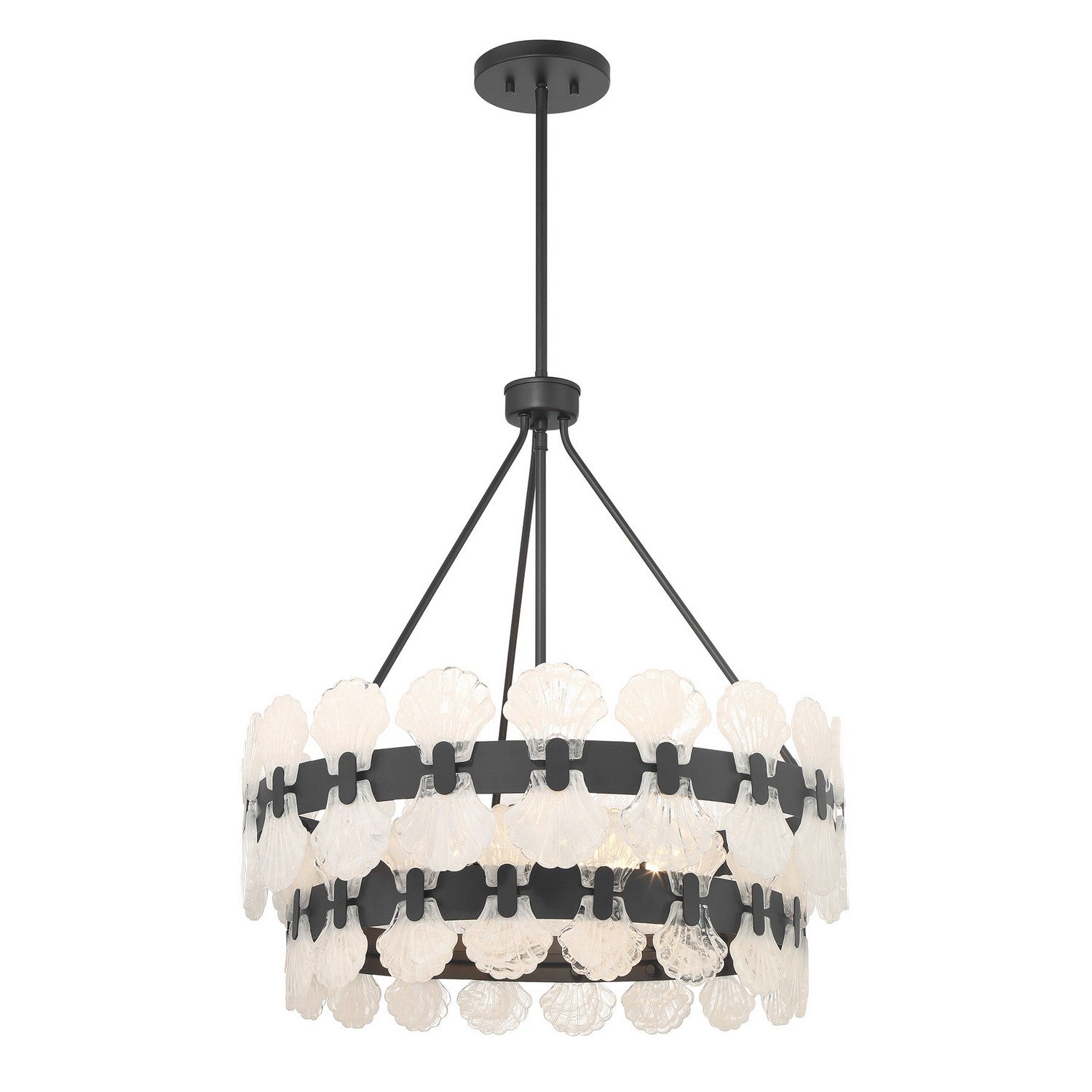 Savoy House - 1-3606-5-89 - Five Light Chandelier - Bancroft - Matte Black