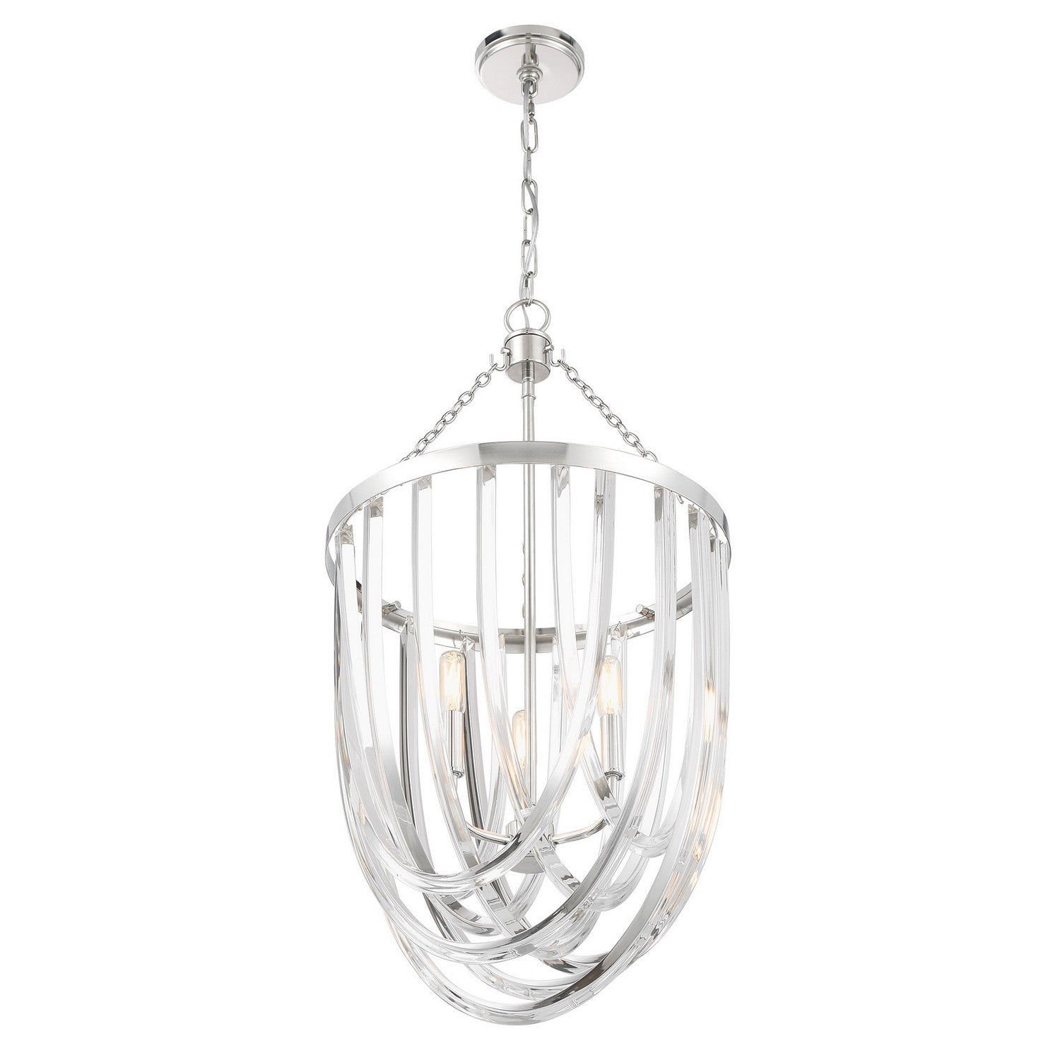 Savoy House - 3-2999-3-109 - Three Light Pendant - Jennings - Polished Nickel
