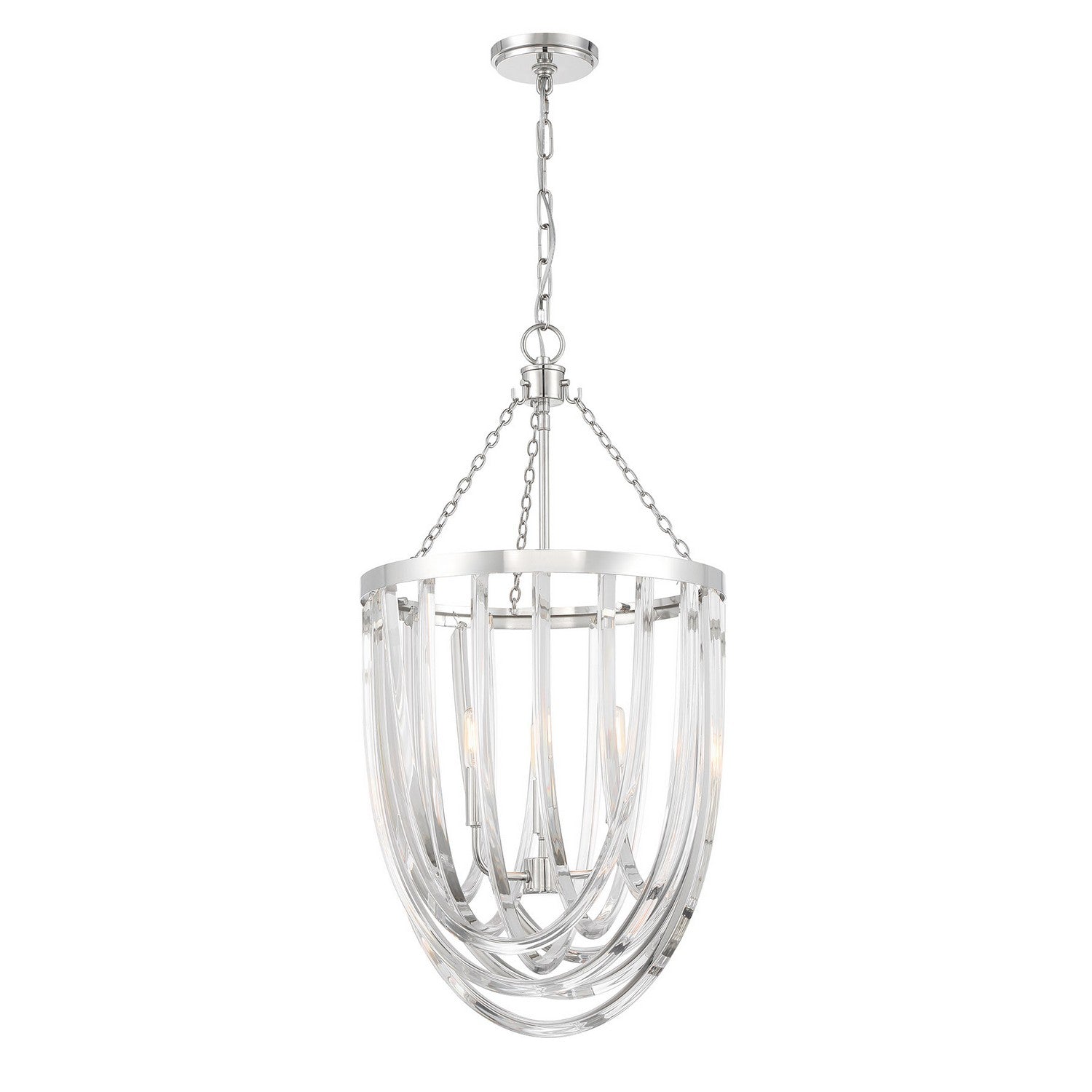 Savoy House - 3-2999-3-109 - Three Light Pendant - Jennings - Polished Nickel