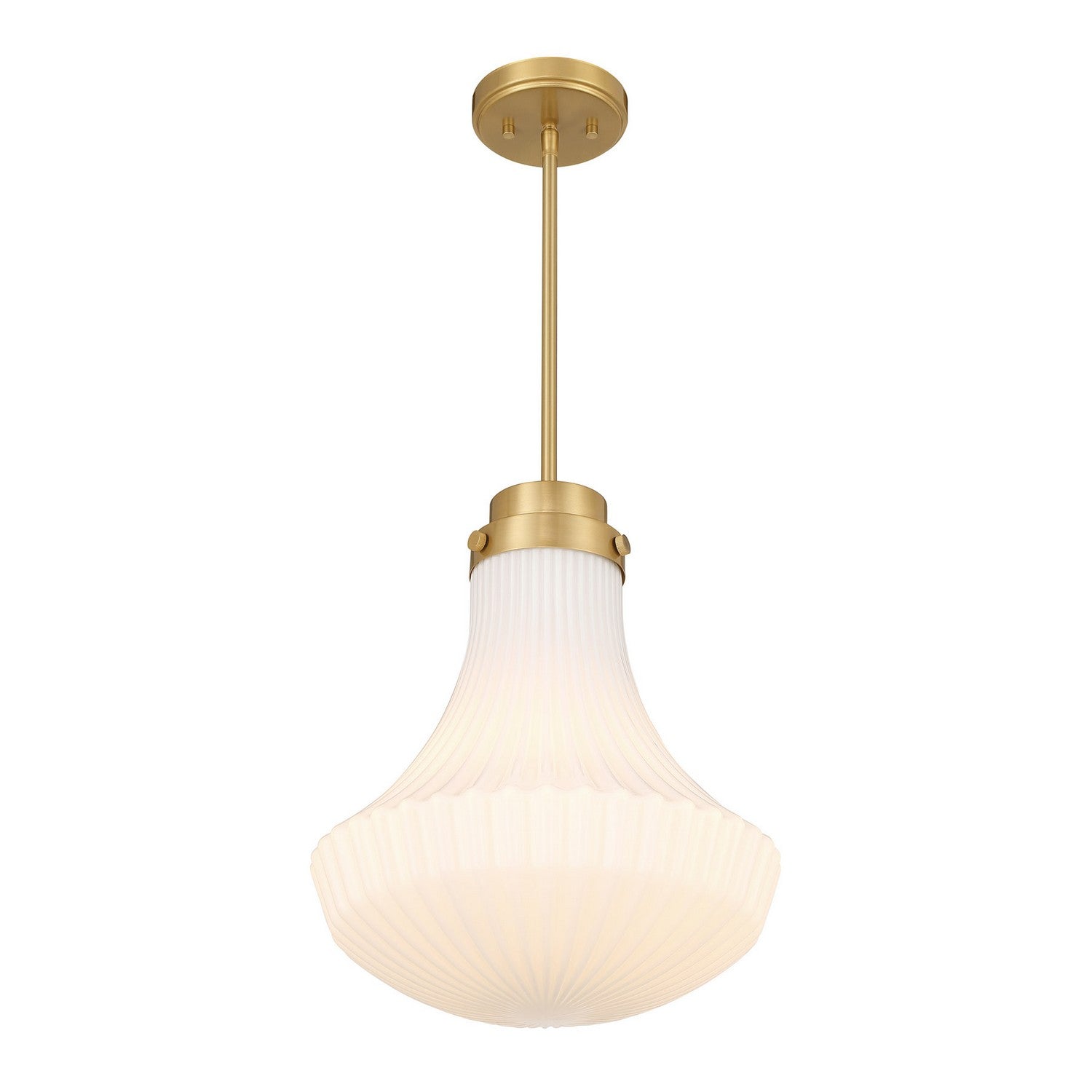 Savoy House - 7-0108-1-322 - One Light Pendant - Bartlet - Warm Brass