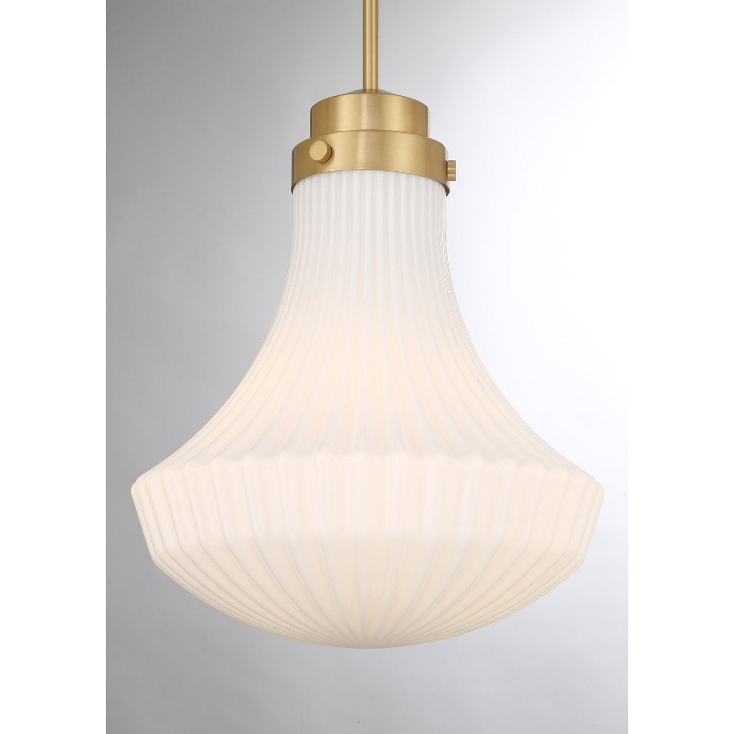 Savoy House - 7-0108-1-322 - One Light Pendant - Bartlet - Warm Brass