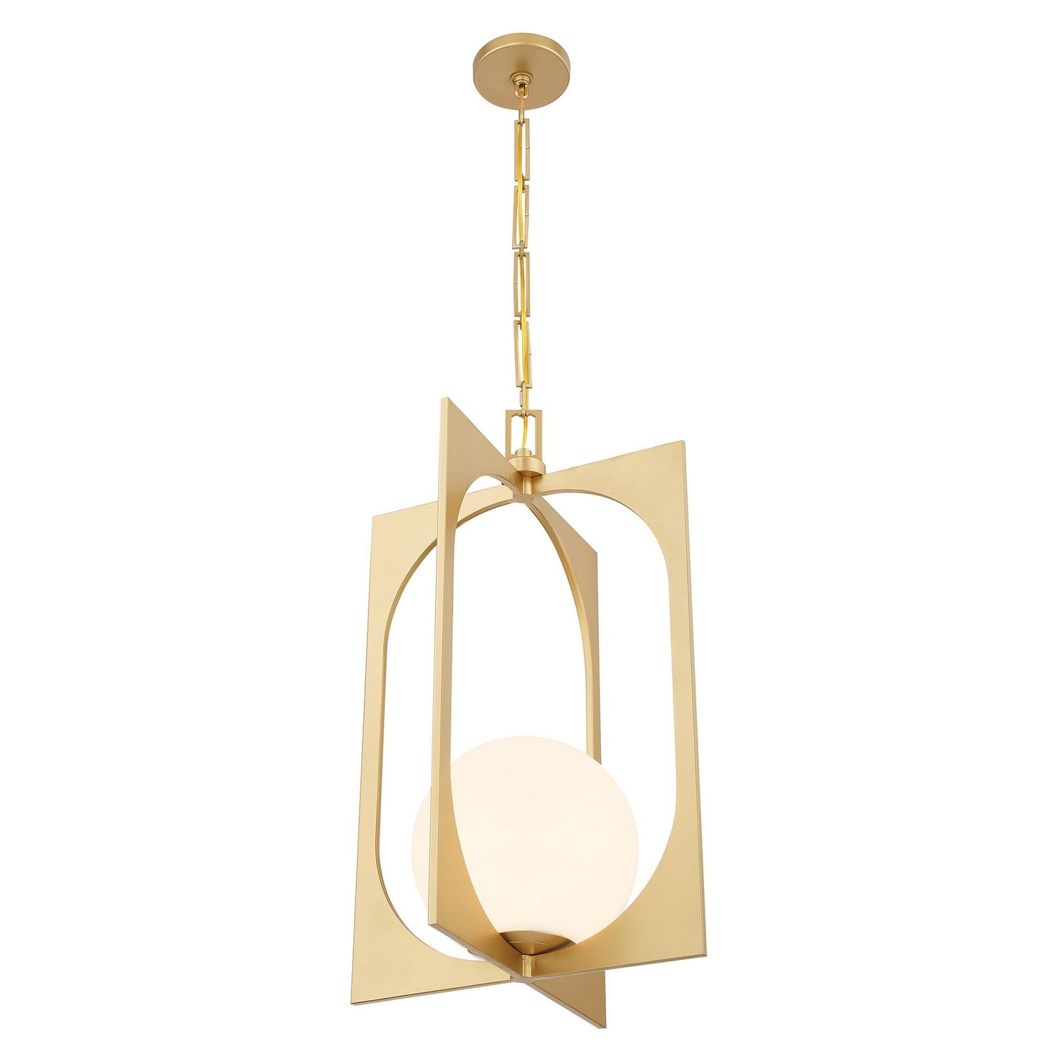 Savoy House - 7-3999-1-328 - One Light Pendant - Harding - Spun Gold