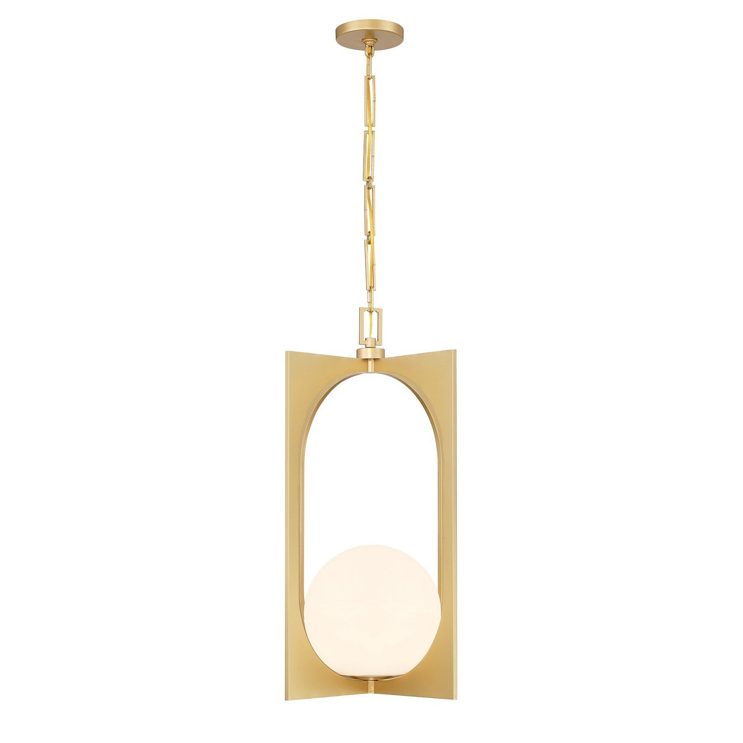 Savoy House - 7-3999-1-328 - One Light Pendant - Harding - Spun Gold