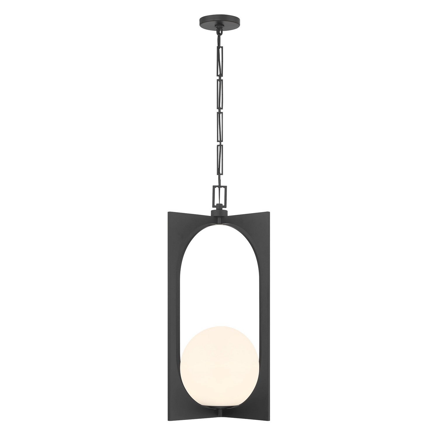 Savoy House - 7-3999-1-89 - One Light Pendant - Harding - Matte Black