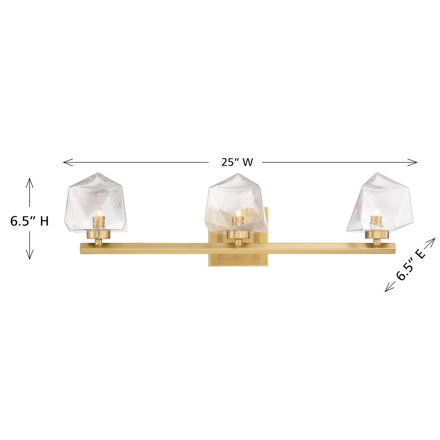 Savoy House - 8-1239-3-322 - LED Bathroom Vanity - Castello - Warm Brass