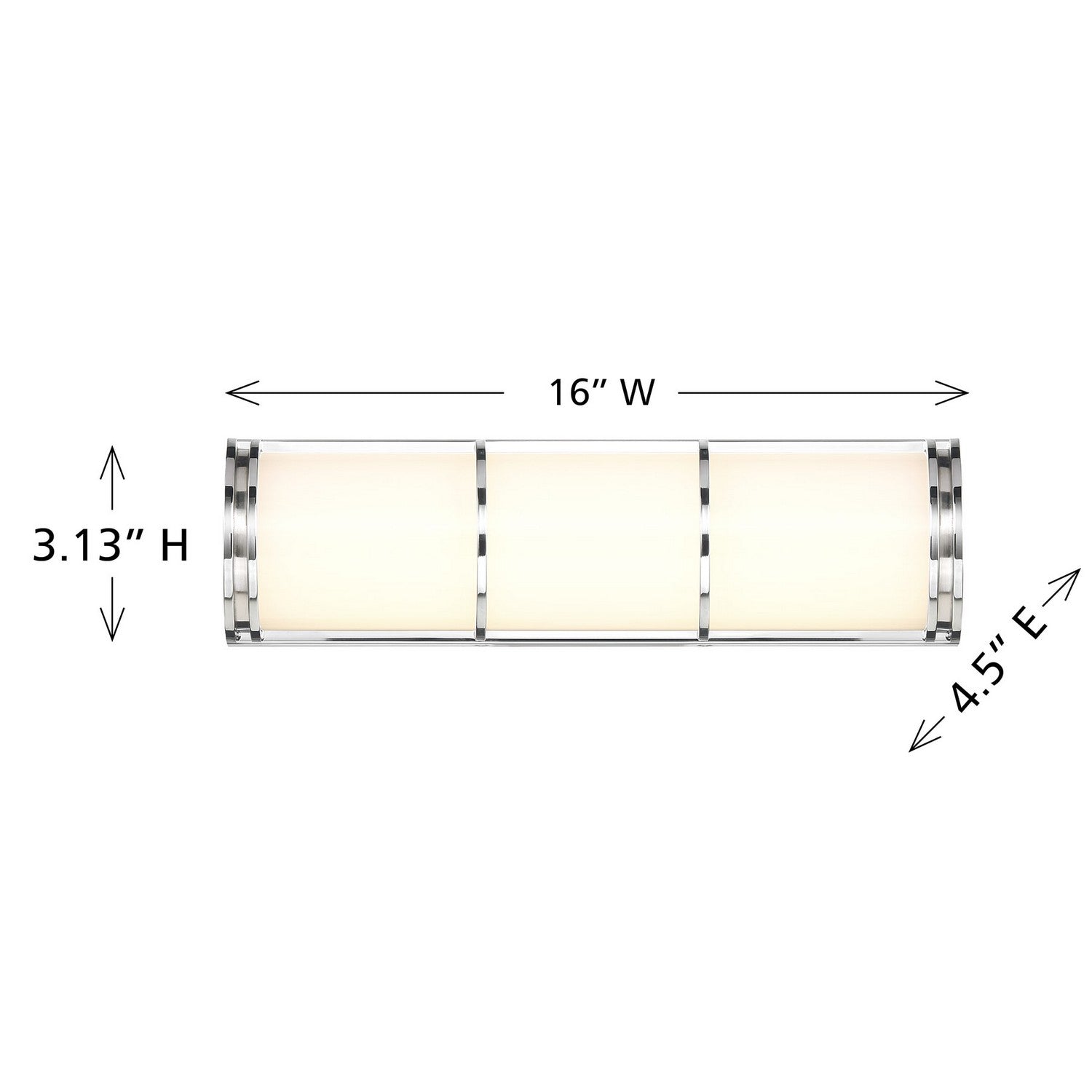 Savoy House - 8-4204-16-11 - LED Bathroom Vanity - Harper - Chrome