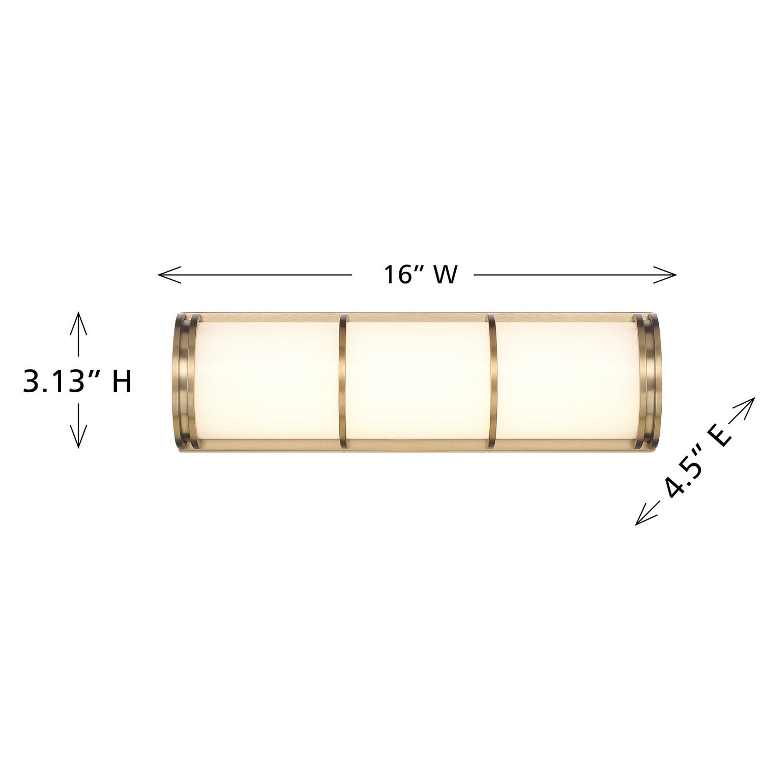 Savoy House - 8-4204-16-322 - LED Bathroom Vanity - Harper - Warm Brass