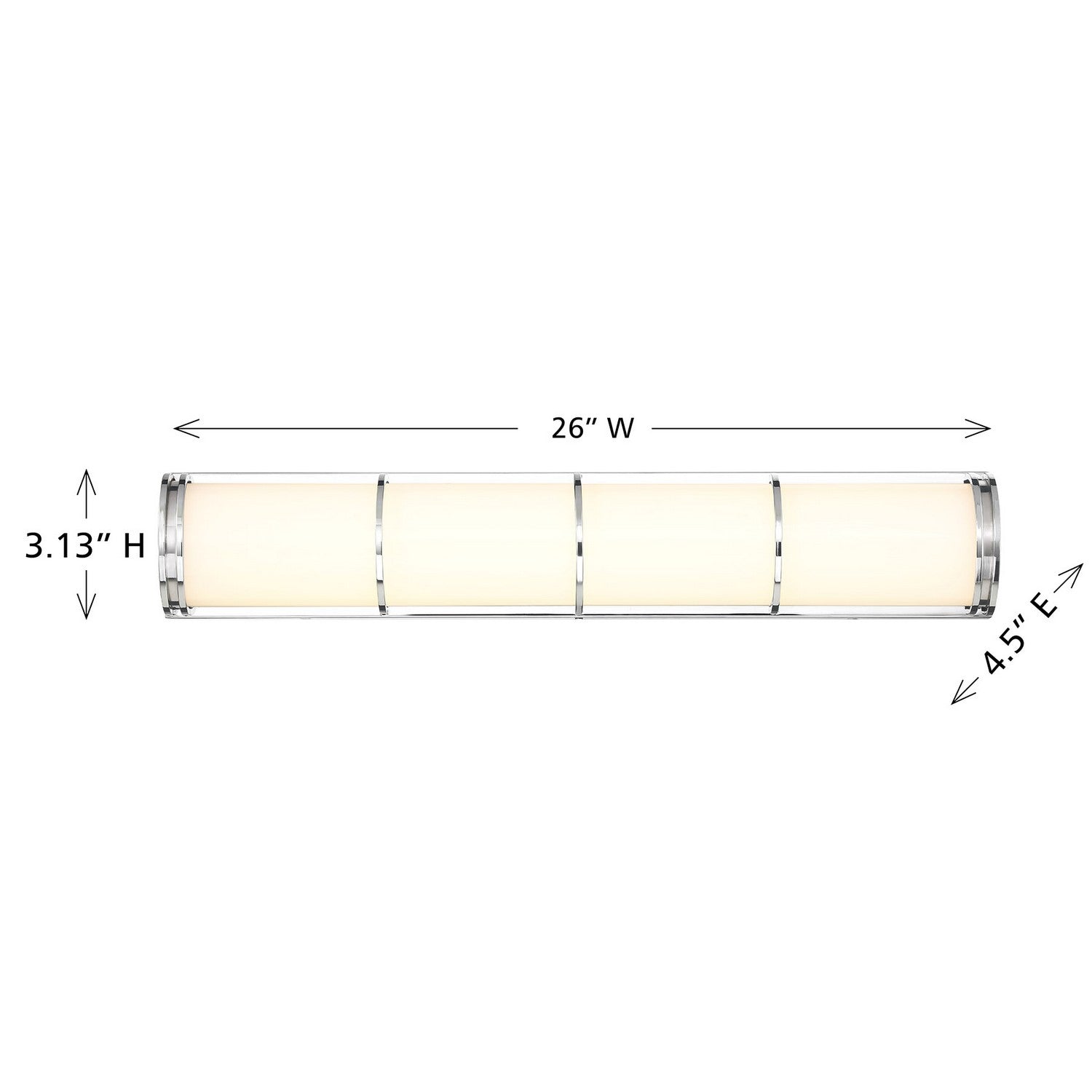 Savoy House - 8-4204-26-11 - LED Bathroom Vanity - Harper - Chrome