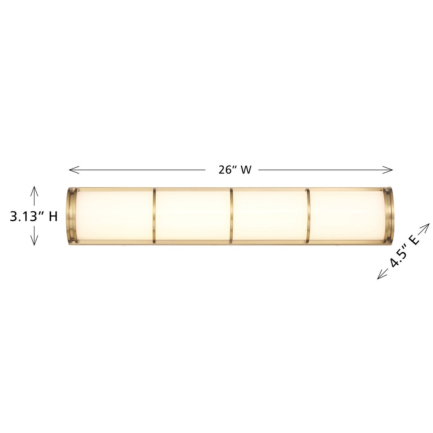 Savoy House - 8-4204-26-322 - LED Bathroom Vanity - Harper - Warm Brass