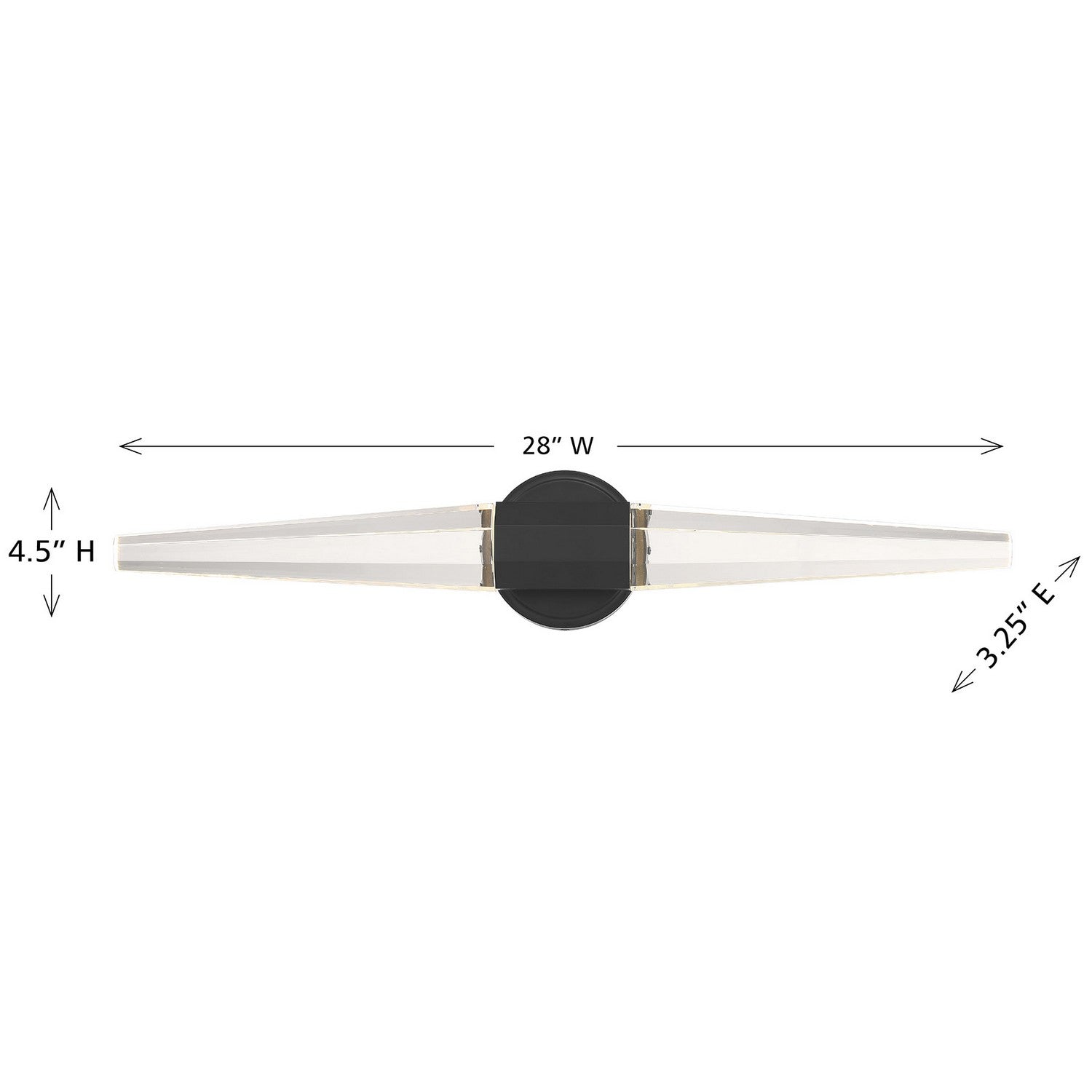 Savoy House - 8-5204-28-335 - LED Bathroom Vanity - Beaumont - Black Lustre