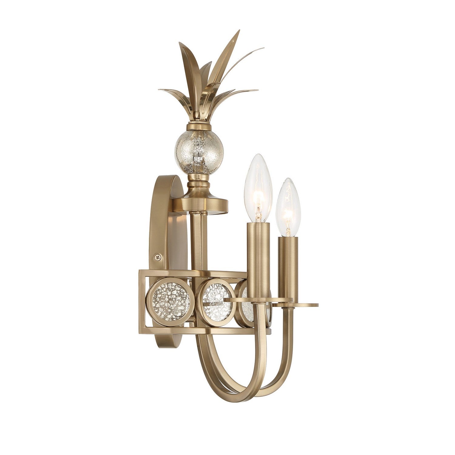 Savoy House - 9-1207-2-127 - Two Light Wall Sconce - Hearst - Noble Brass