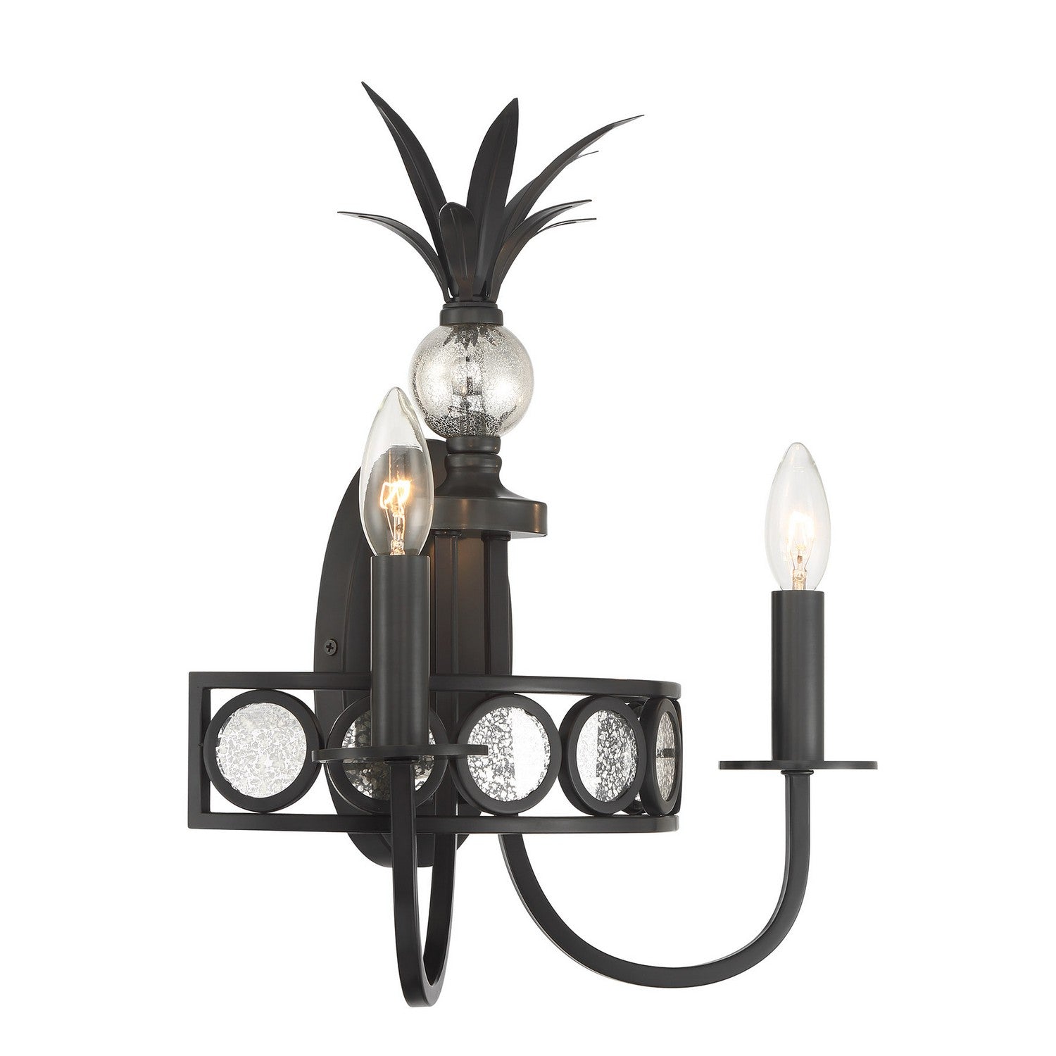 Savoy House - 9-1207-2-188 - Two Light Wall Sconce - Hearst - Black Tourmaline
