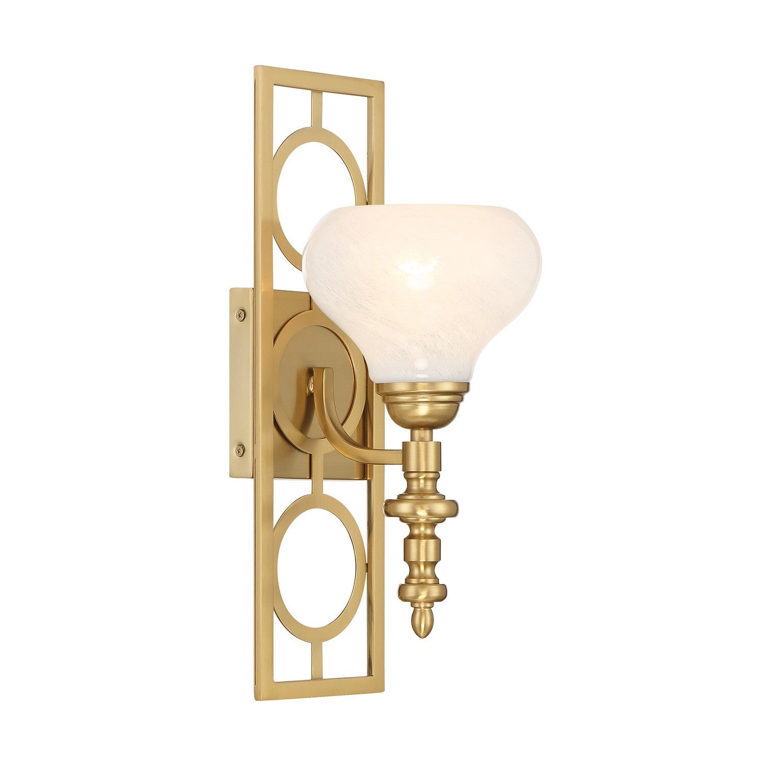 Savoy House - 9-1607-1-322 - One Light Wall Sconce - Allston - Warm Brass