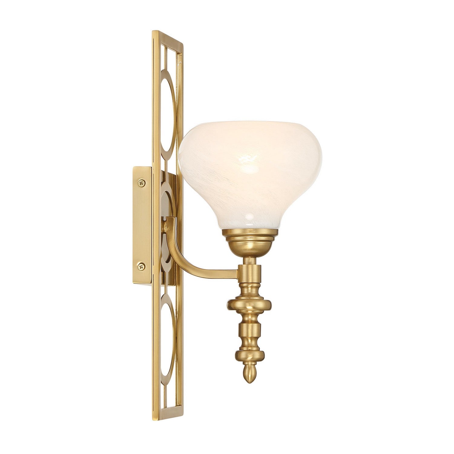 Savoy House - 9-1607-1-322 - One Light Wall Sconce - Allston - Warm Brass