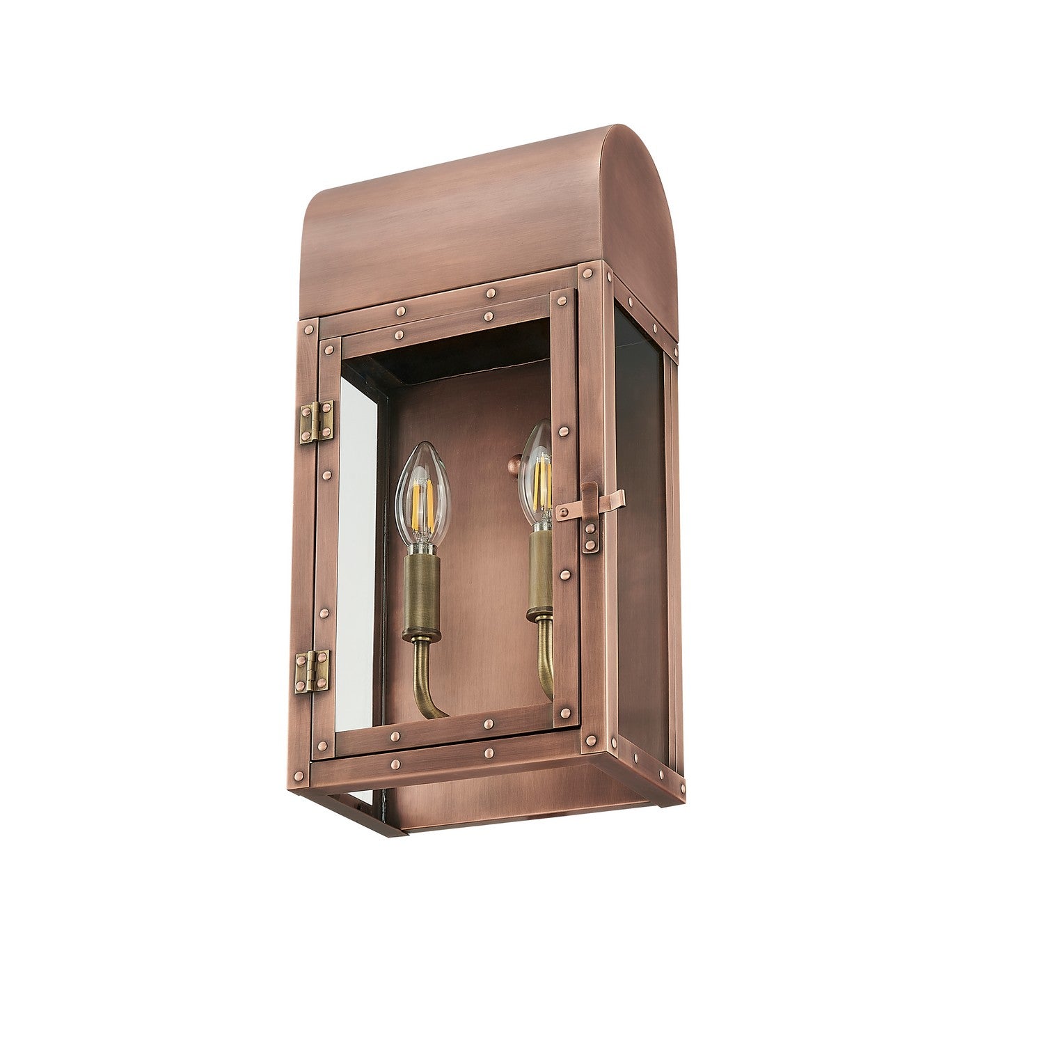 Acclaim Lighting - 1012CP - Two Light Wall Lantern - Spencer - Antique Copper