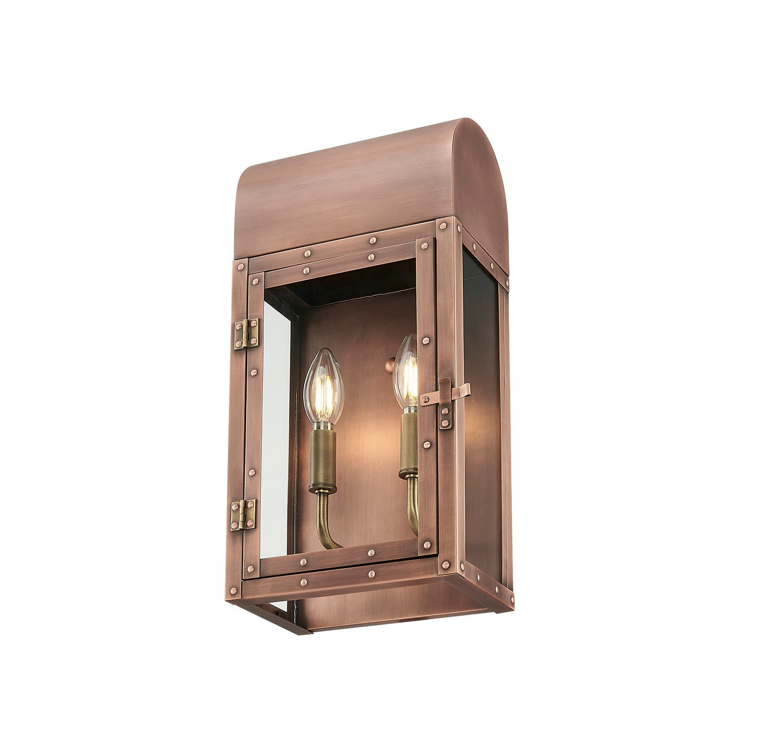 Acclaim Lighting - 1012CP - Two Light Wall Lantern - Spencer - Antique Copper