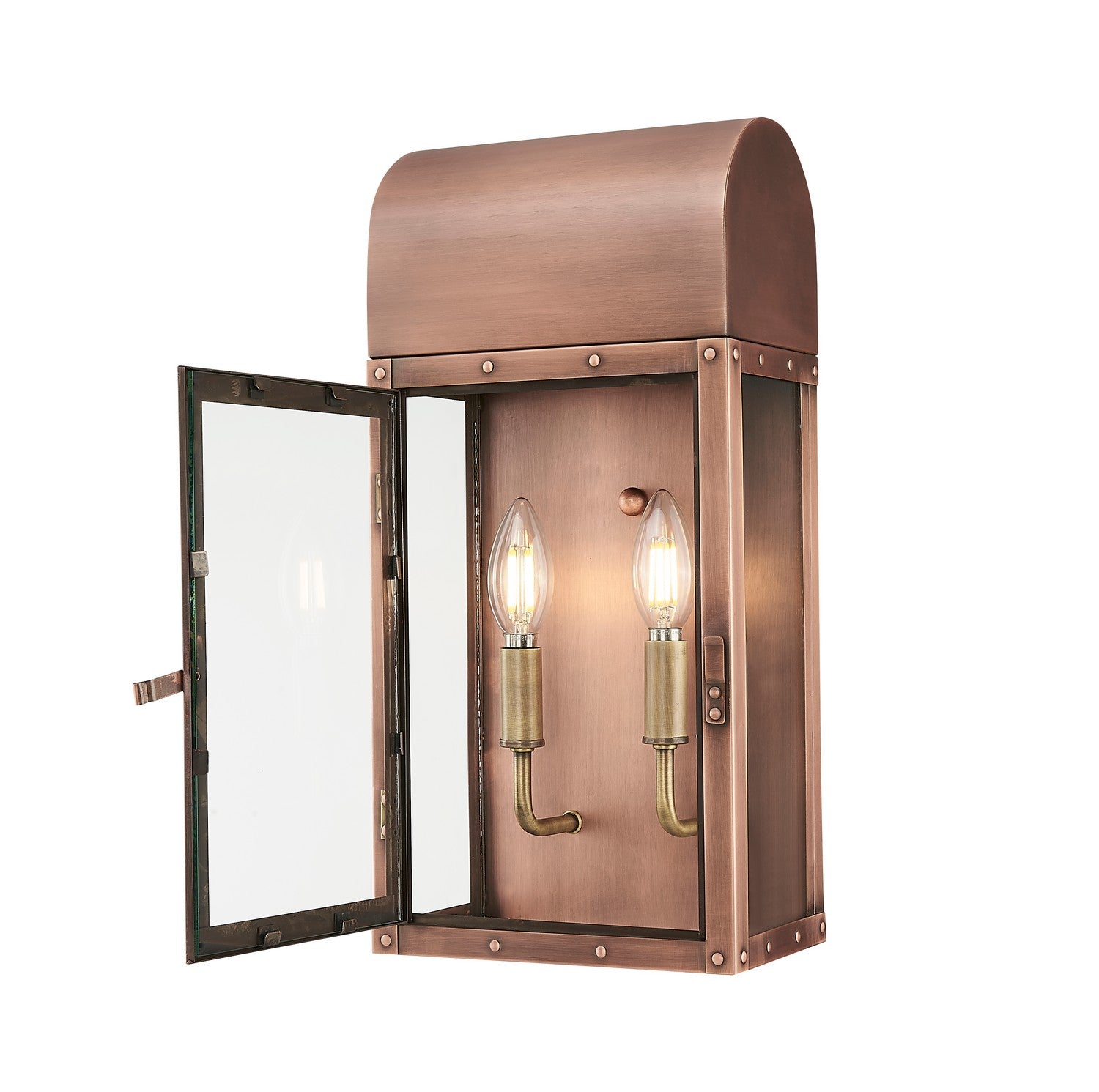 Acclaim Lighting - 1012CP - Two Light Wall Lantern - Spencer - Antique Copper