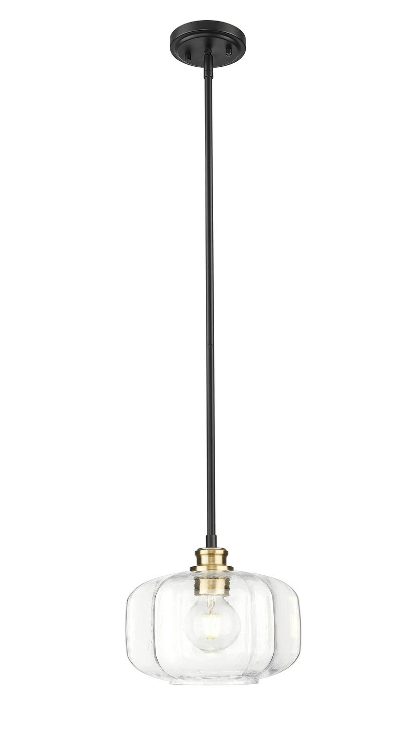 Acclaim Lighting - IN20033BK - One Light Pendant - Oxley - Matte Black and Brass