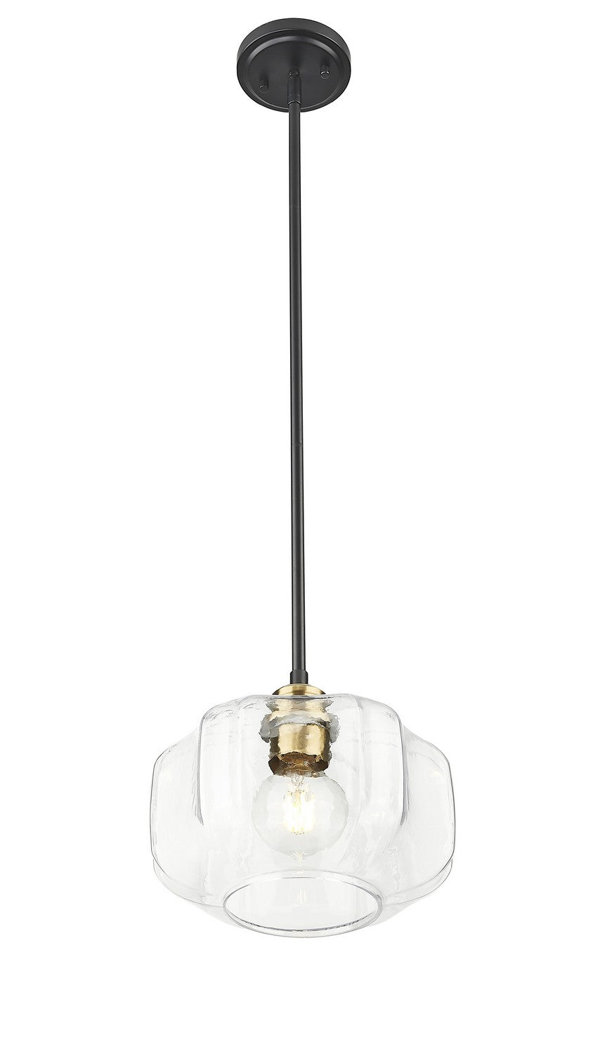 Acclaim Lighting - IN20033BK - One Light Pendant - Oxley - Matte Black and Brass