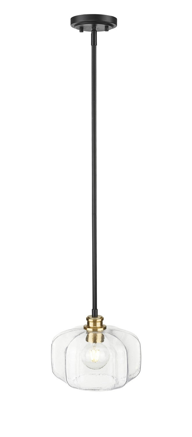 Acclaim Lighting - IN20033BK - One Light Pendant - Oxley - Matte Black and Brass