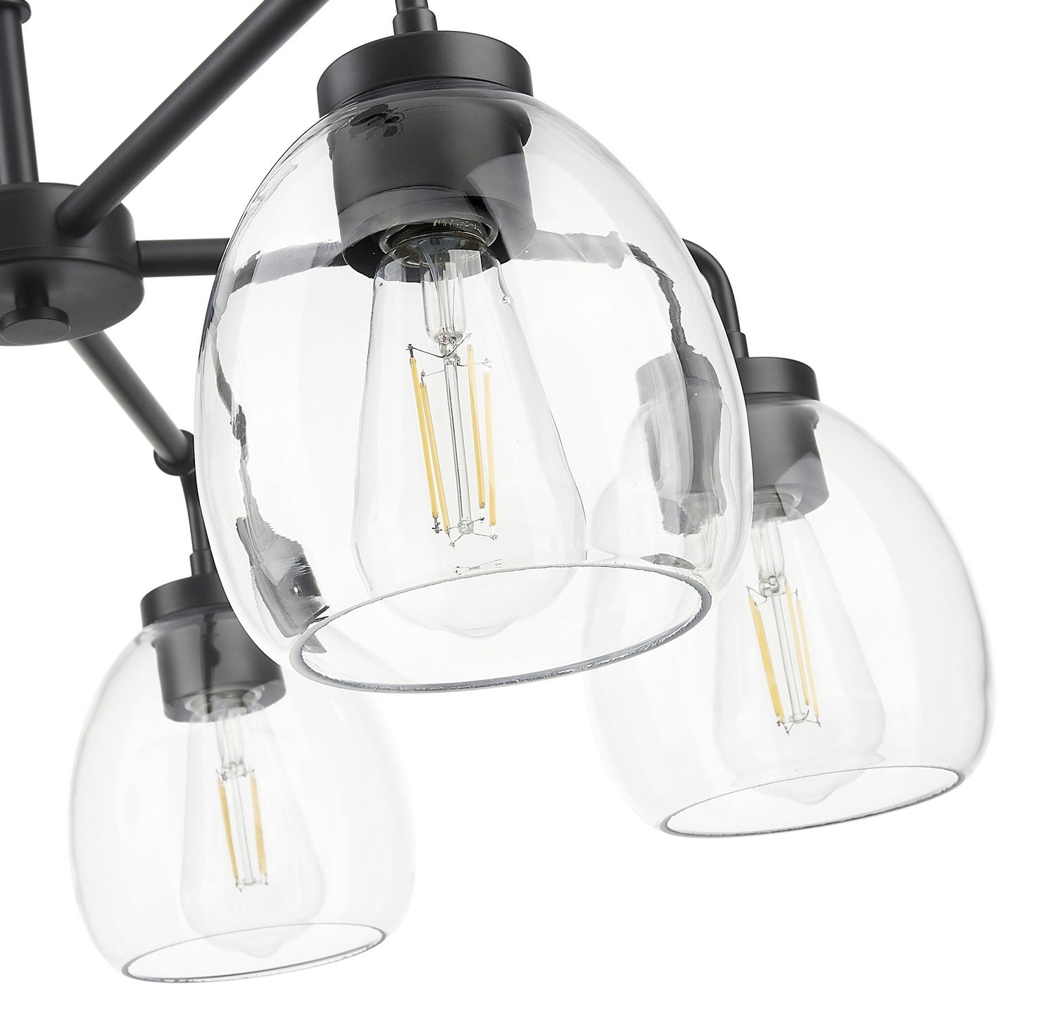 Acclaim Lighting - IN20063BK - Five Light Chandelier - Dawes - Matte Black