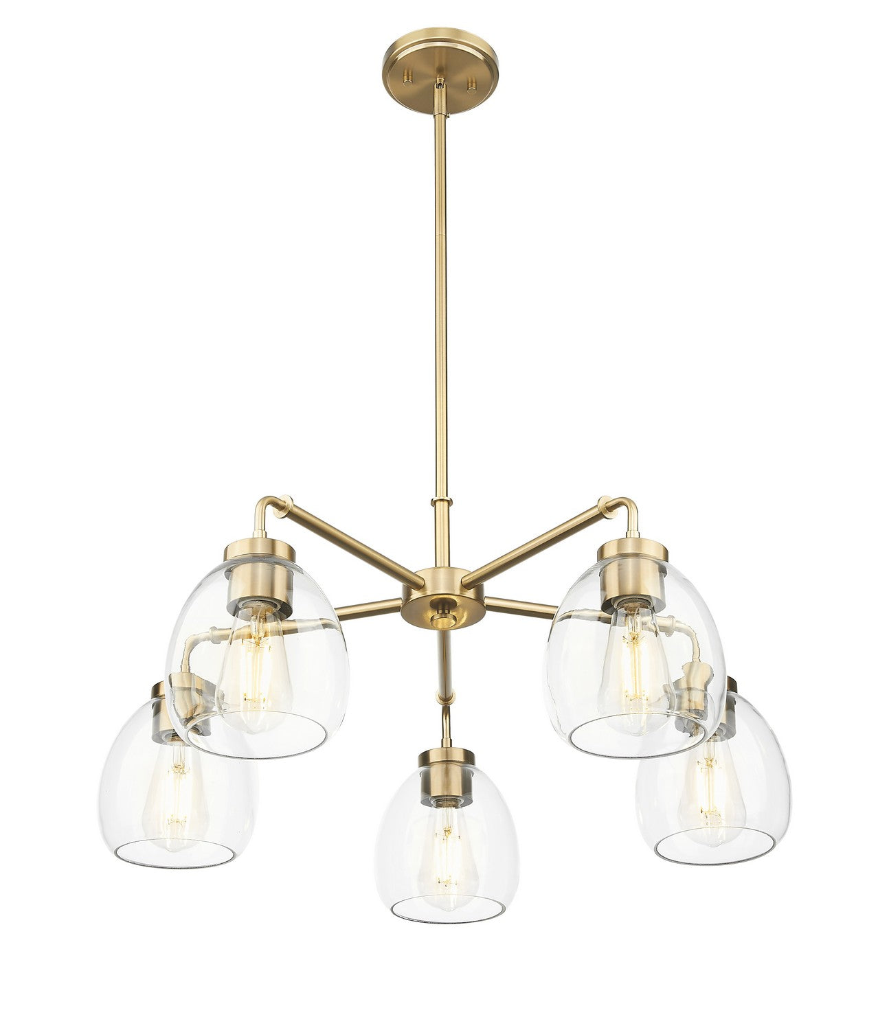 Acclaim Lighting - IN20063BR - Five Light Chandelier - Dawes - Brass