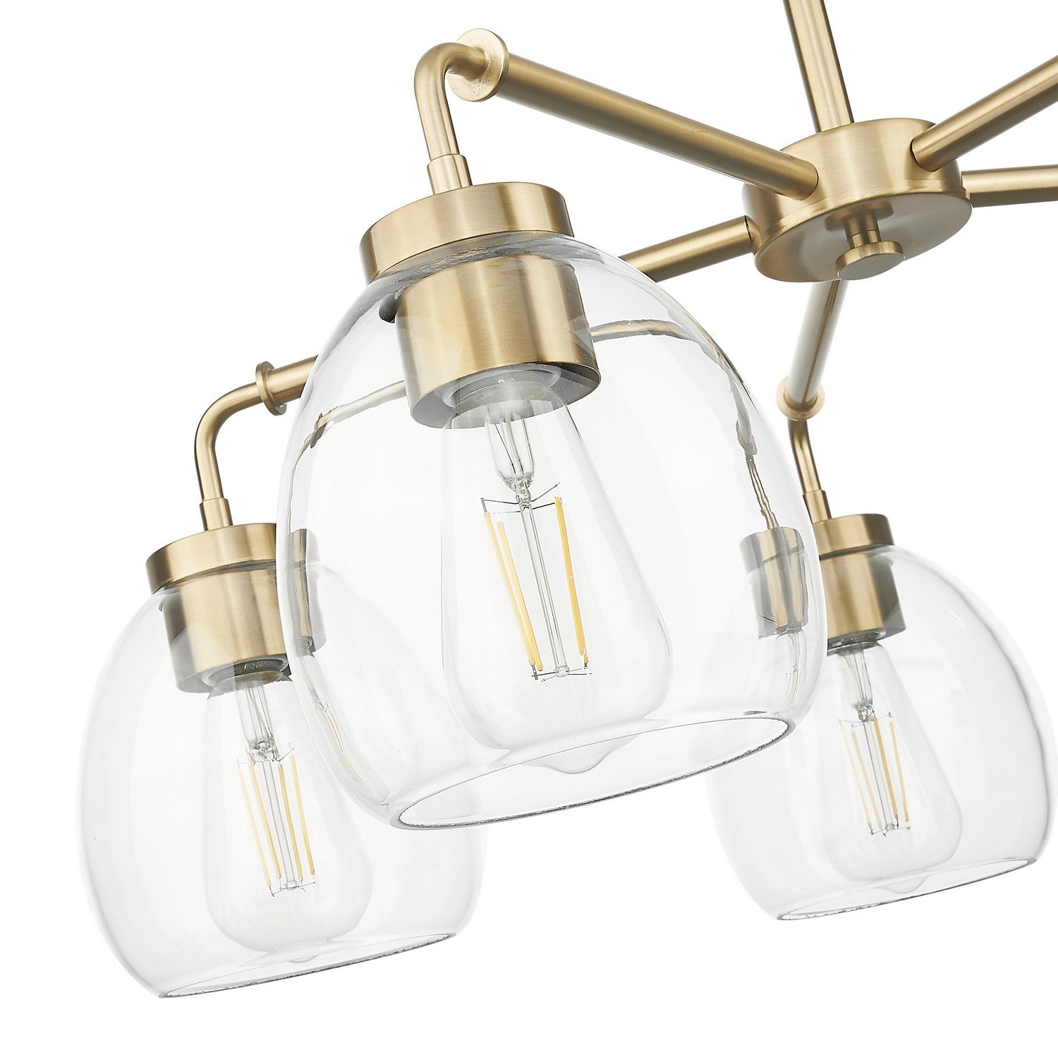 Acclaim Lighting - IN20063BR - Five Light Chandelier - Dawes - Brass