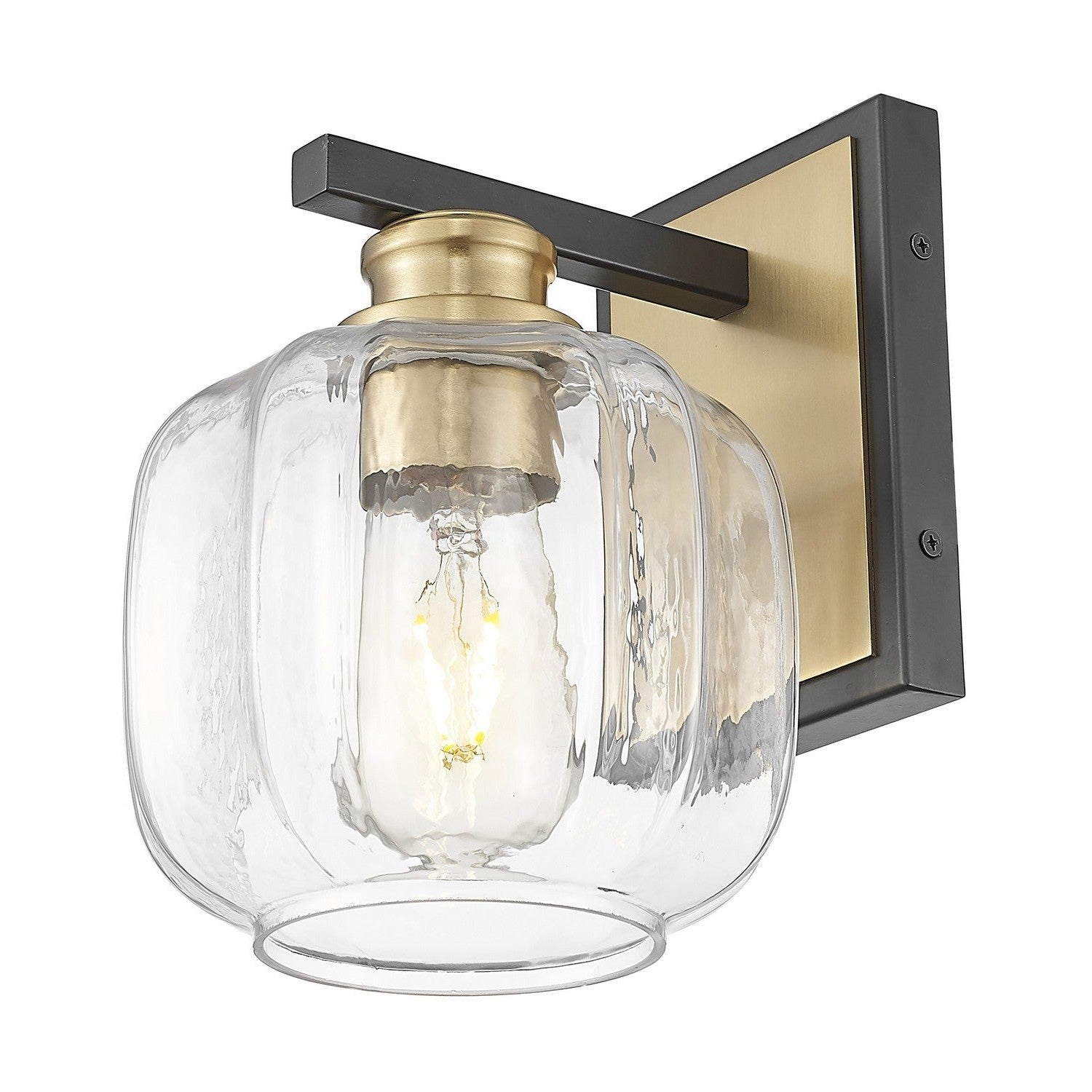 Acclaim Lighting - IN40030BK - One Light Wall Sconce - Oxley - Matte Black and Brass