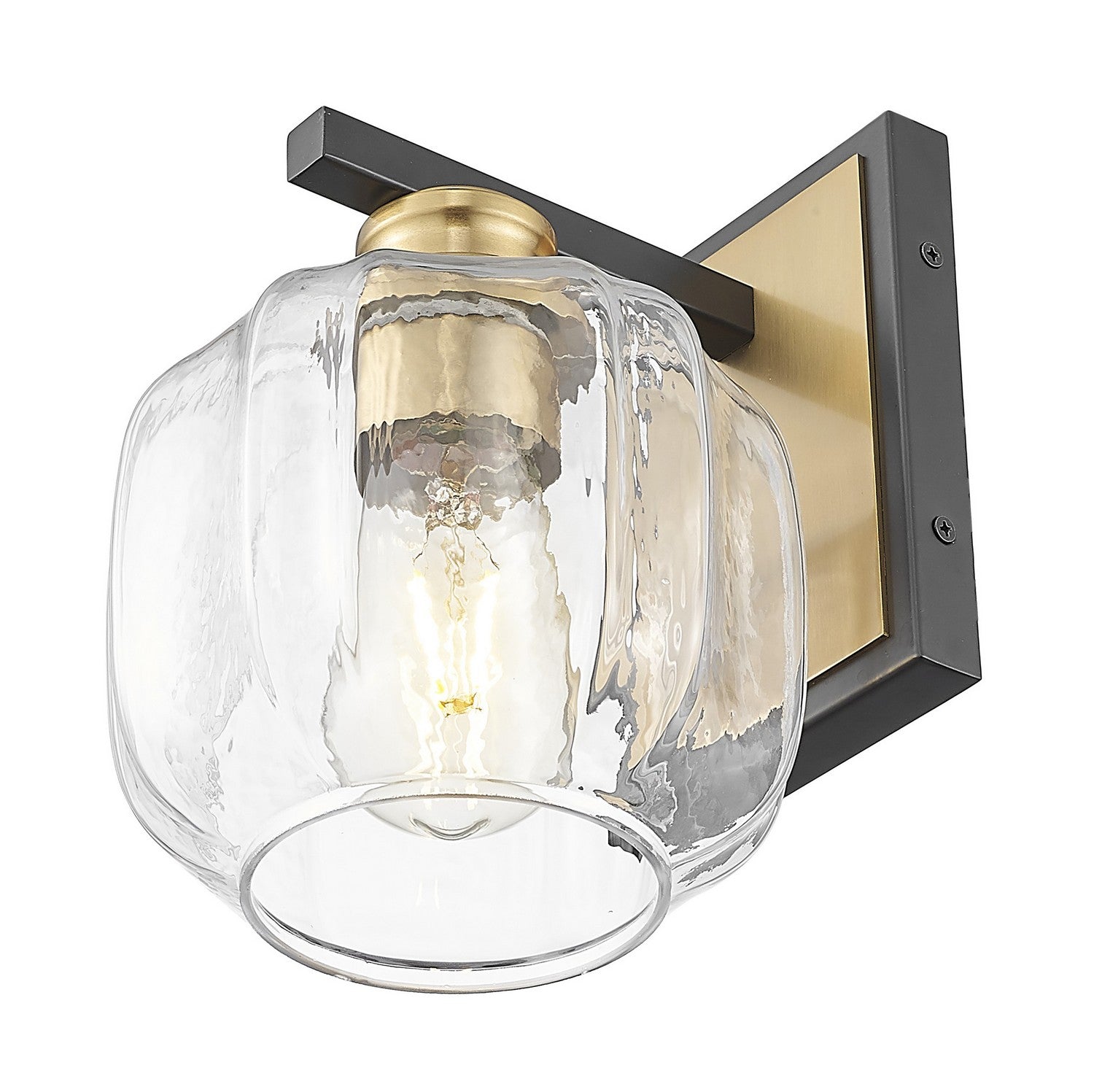 Acclaim Lighting - IN40030BK - One Light Wall Sconce - Oxley - Matte Black and Brass