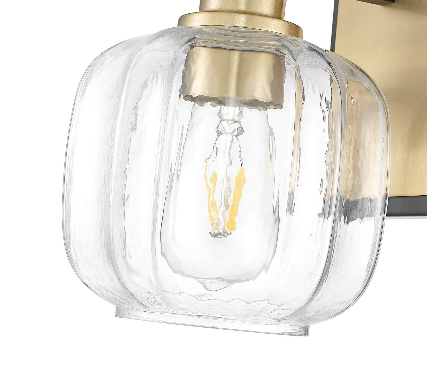 Acclaim Lighting - IN40030BK - One Light Wall Sconce - Oxley - Matte Black and Brass