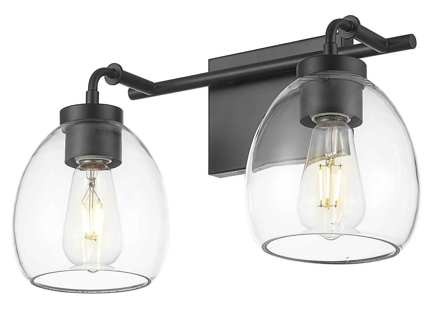 Acclaim Lighting - IN40061BK - Two Light Vanity - Dawes - Matte Black